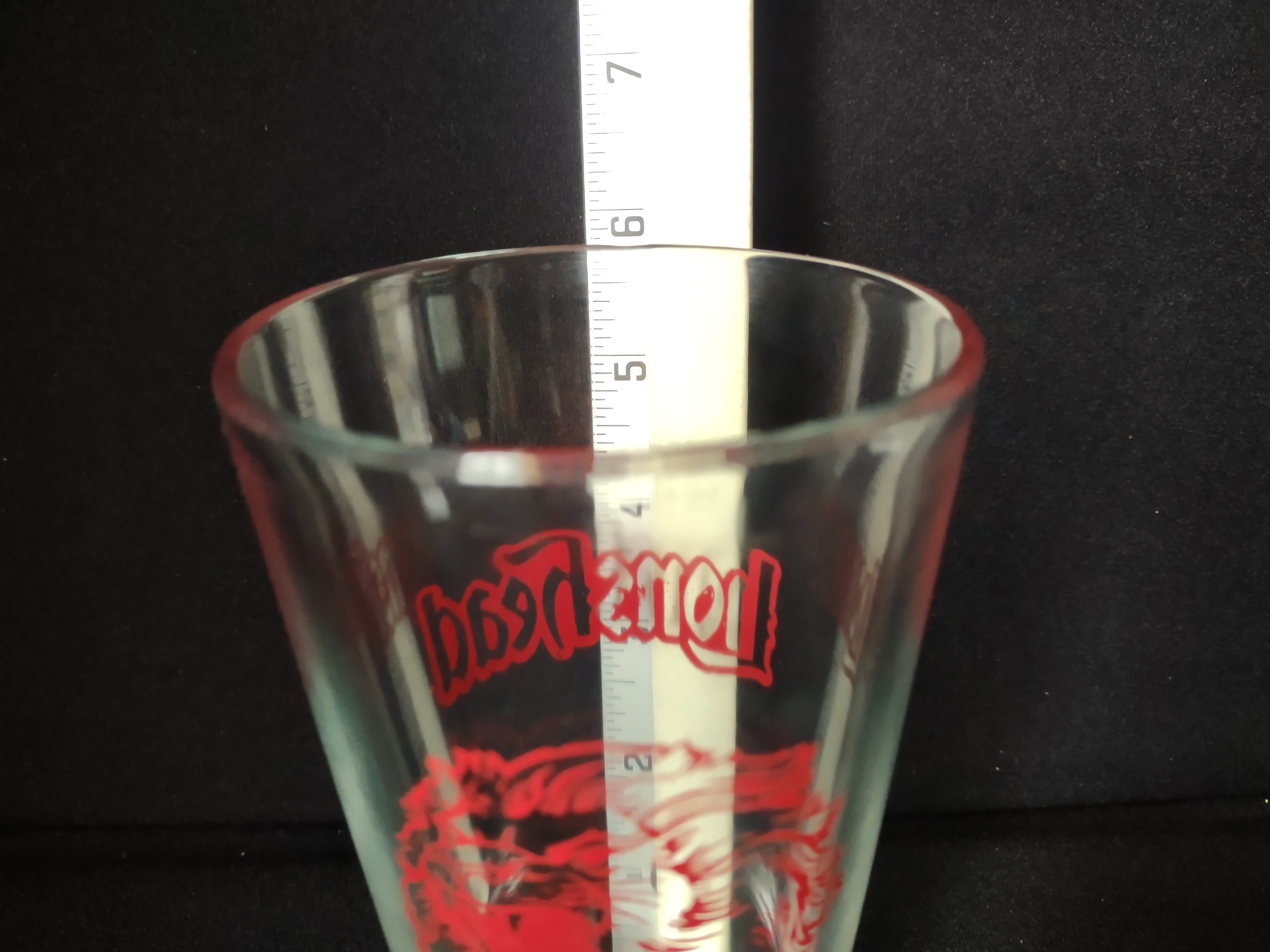 Drinking Beer Glass Lion Head (lot 1555)