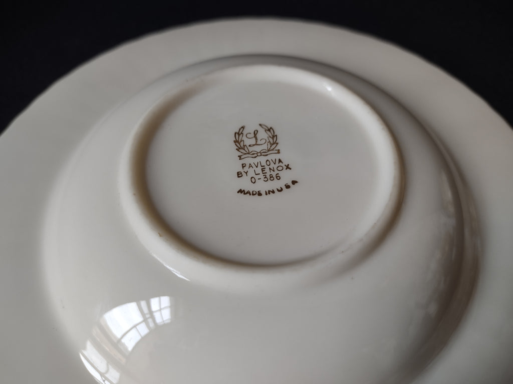 Vintage Lenox Pavlova Small Coupe Plate (lot 1843)