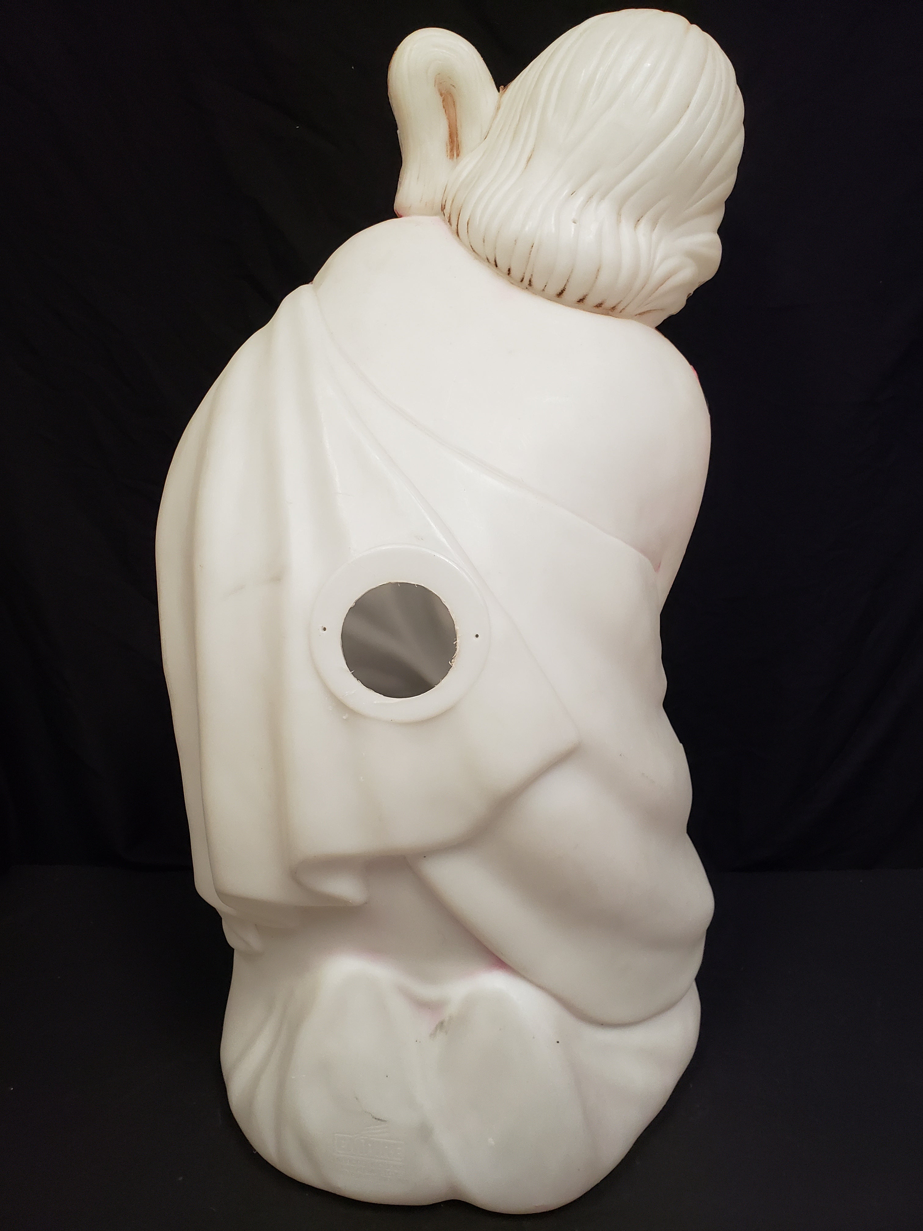 Vintage Christmas Outdoor White Joseph Blow Mold 28" (lot 2262)