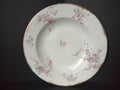 Haviland France Limoges Soup Plate 9-1/2" Pink Floral Gold Trim (lot 1006)