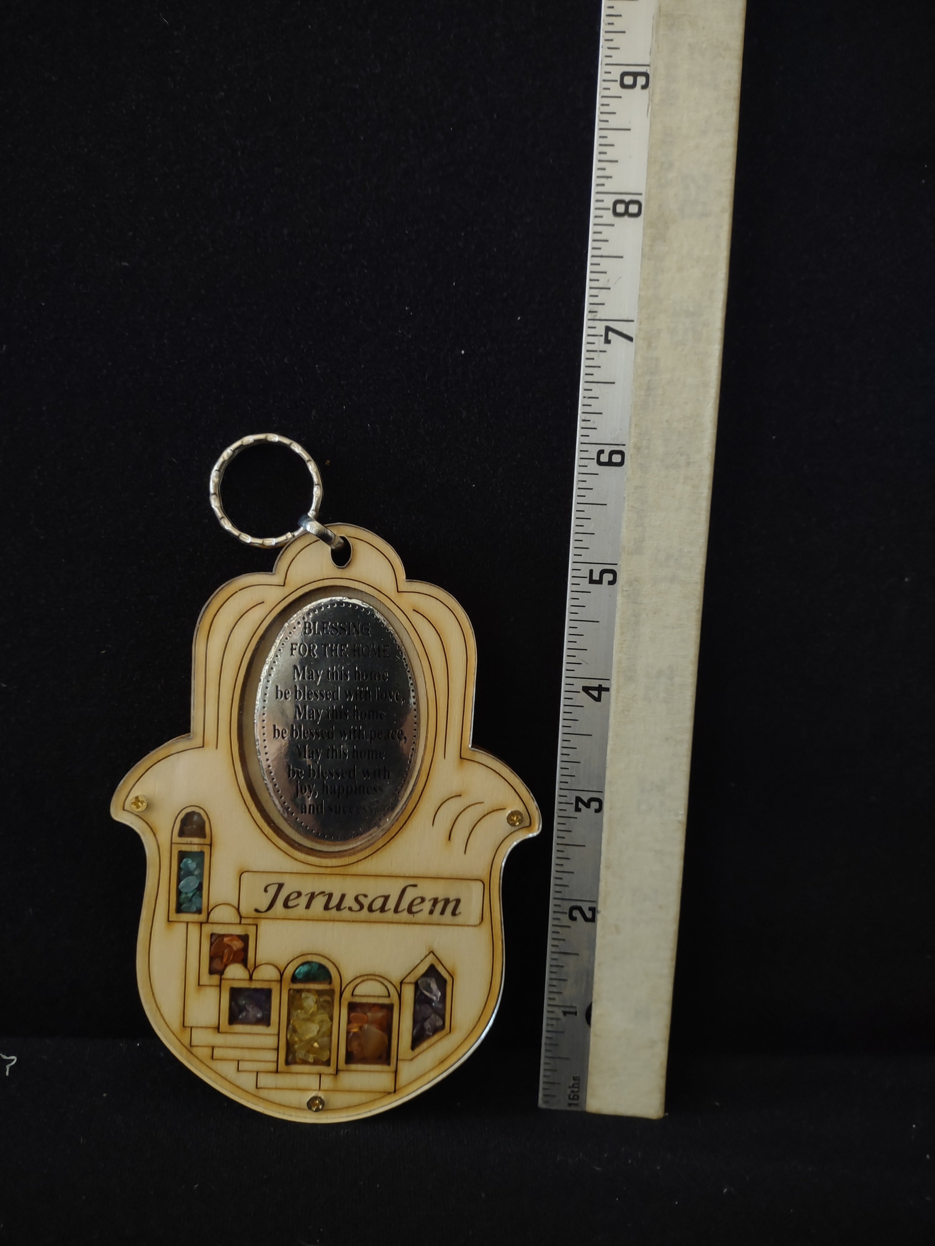 Hamsa Hand Blessing For The Home Made In The Holy Land (Lot 3321)