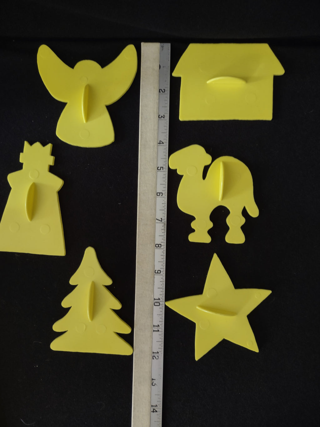 Vintage Land O Lakes Nativity Story Cookie Designs Set Of 10 NO Sheep (Lot 4023)