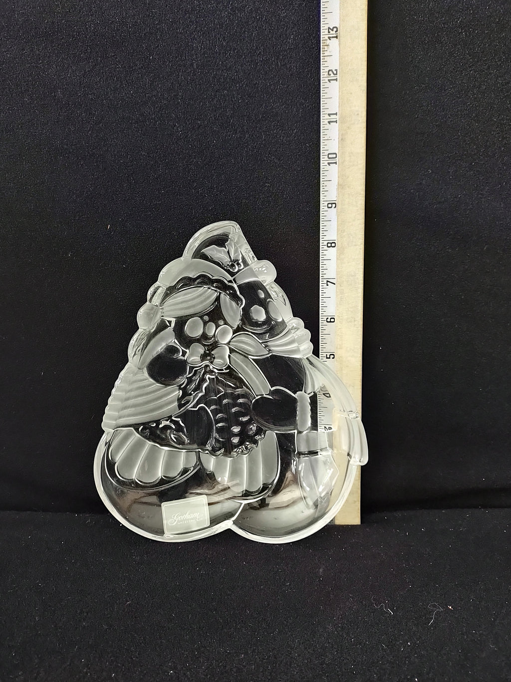 Vintage Gorham Holiday Traditions Snowy Sweethearts 8.5" Candy Dish (Lot 3815)