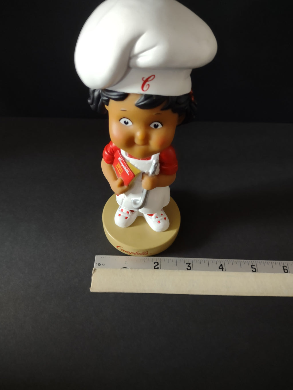 Vintage Christmas 2002 Campbells Collectible Bobble Head (Lot 4705)
