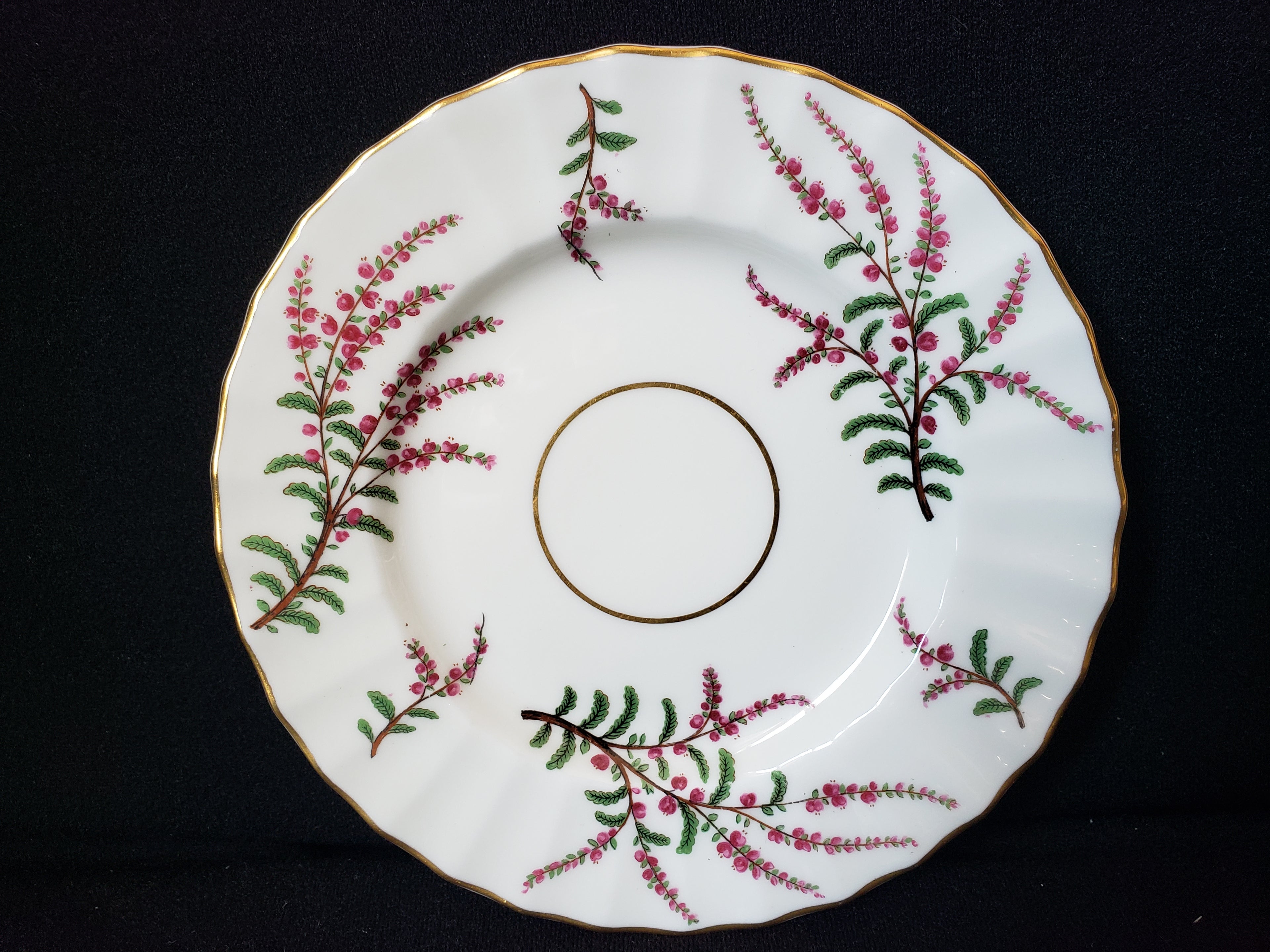 Vintage Royal Worcester Dunrobin Saucer ONLY 6-1/4"(lot 2127)