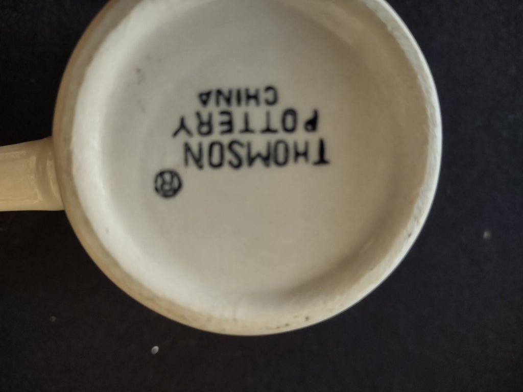 Vintage Thomson Pottery Birdhouse Coffee Mug X 3 (Lot 2907)