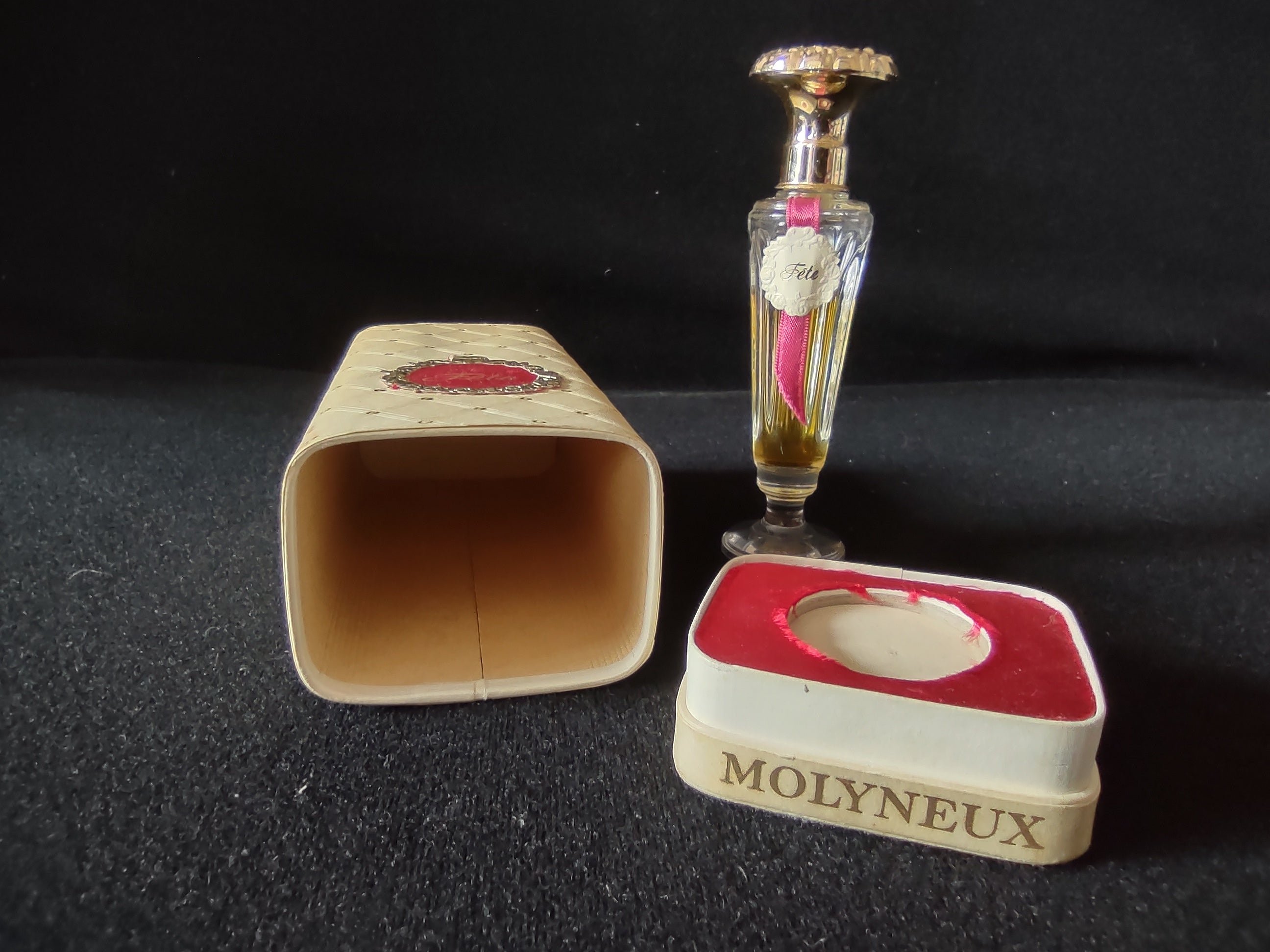 Vintage Fete de Molyneux 1/4 fl oz Made in France with Original Box (4401)