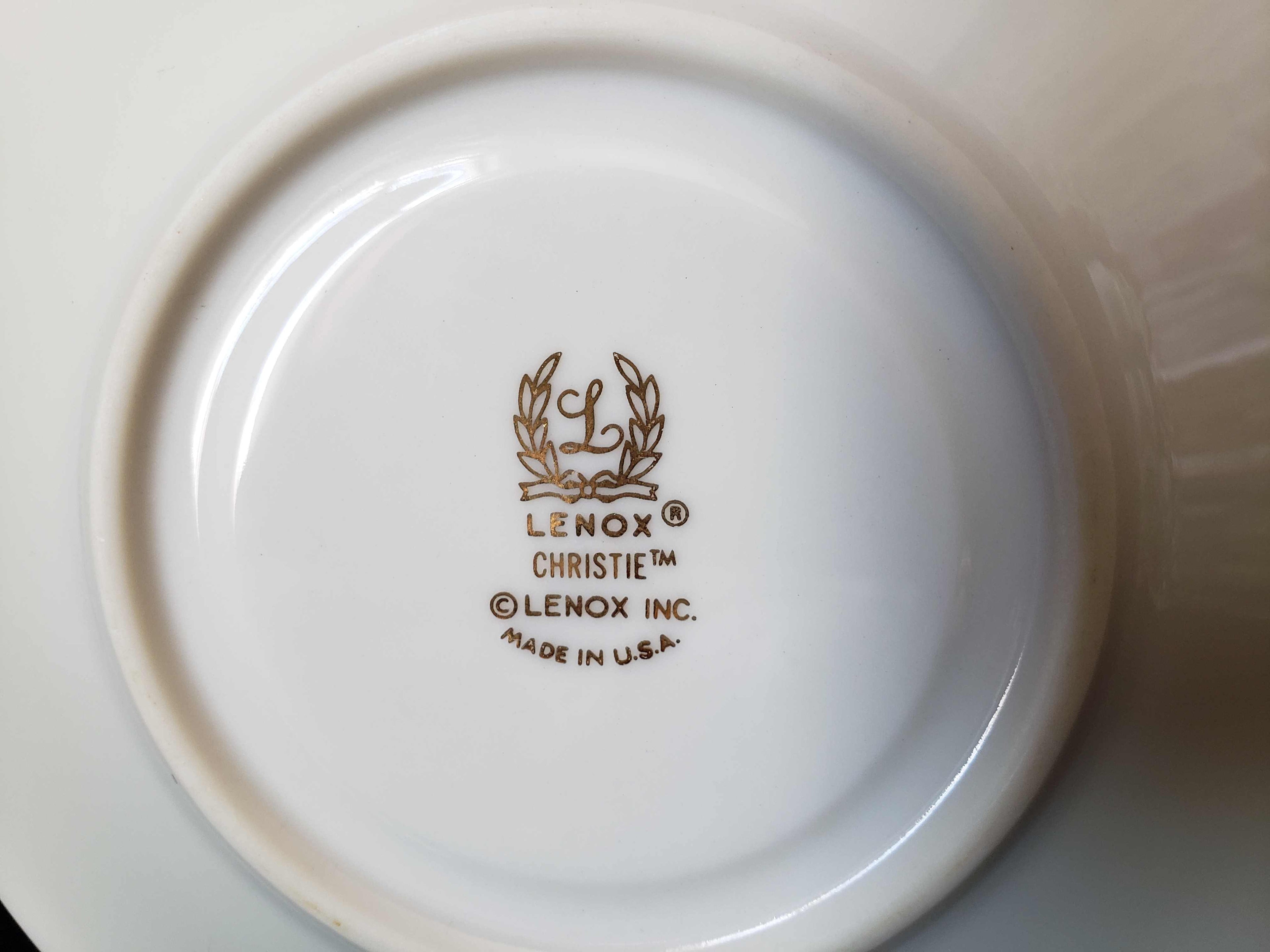 Vintage Lenox Christie Saucer ONLY (lot 1964)