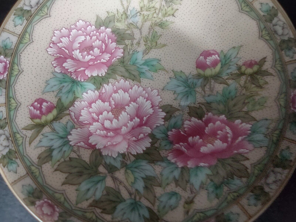 Vintage Demitasse Cup Lefton Pink Peony Flower (lot 522)