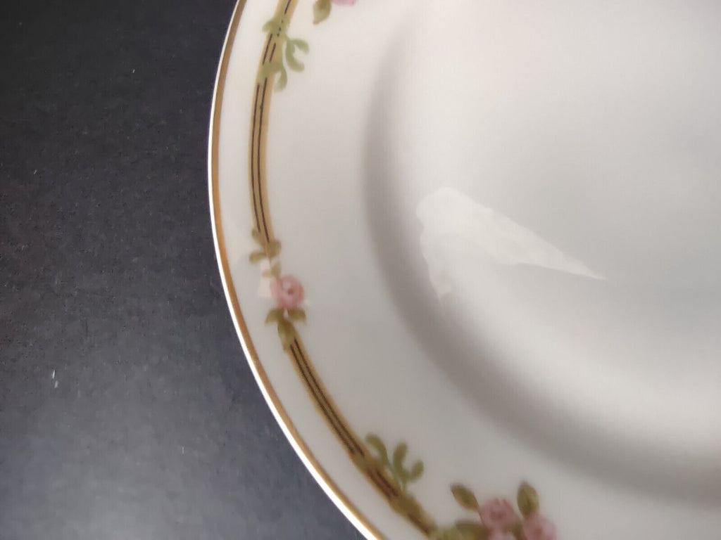 Haviland Limoges Schleiger 625 A Red Rose 2 x Dessert Plate 6-1/4" (lot 539