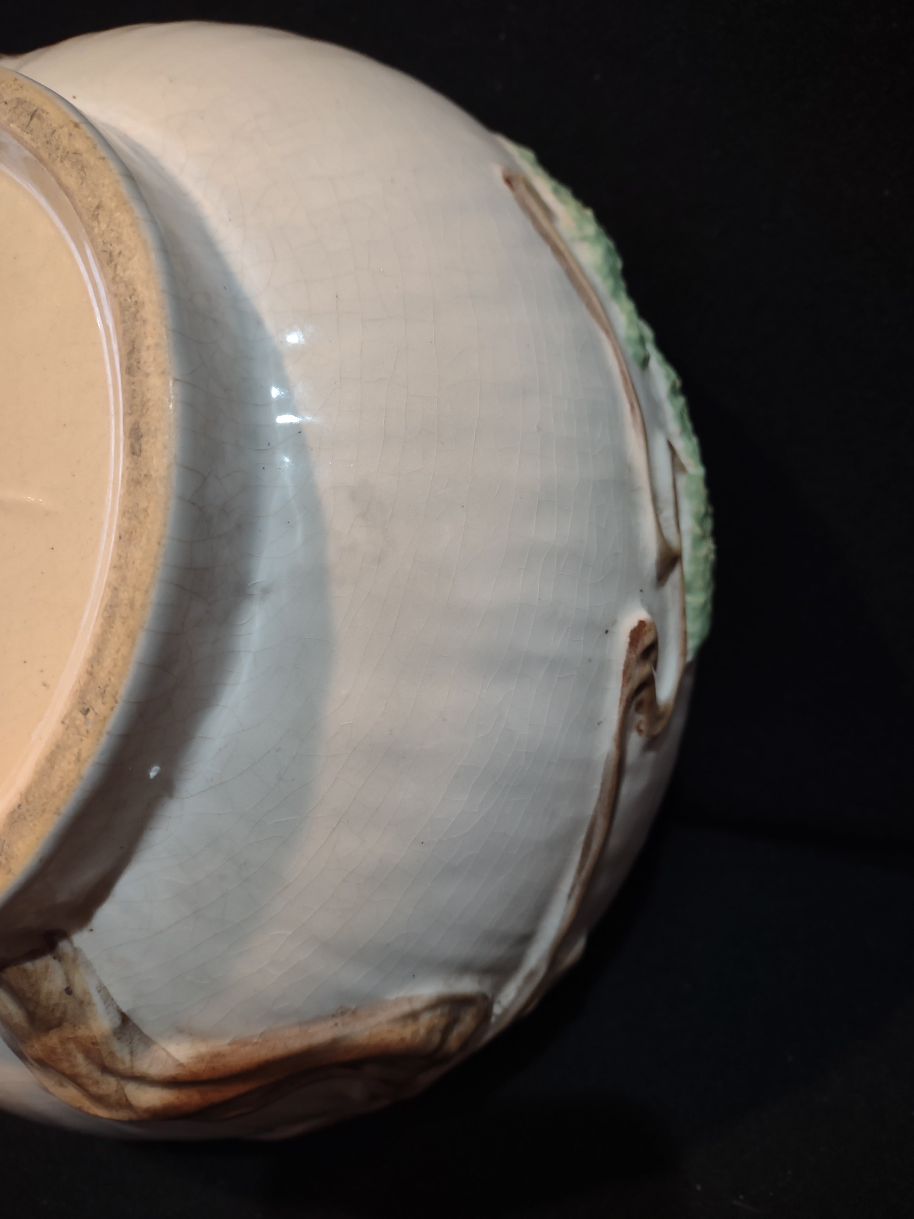 Vintage Roseville Ming Tree White 1949 MCM Pottery Ceramic Bowl 527-9 (lot 5364)