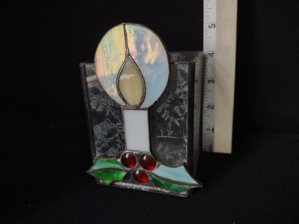 Christmas Candle Holders Plastic (lot 1715)