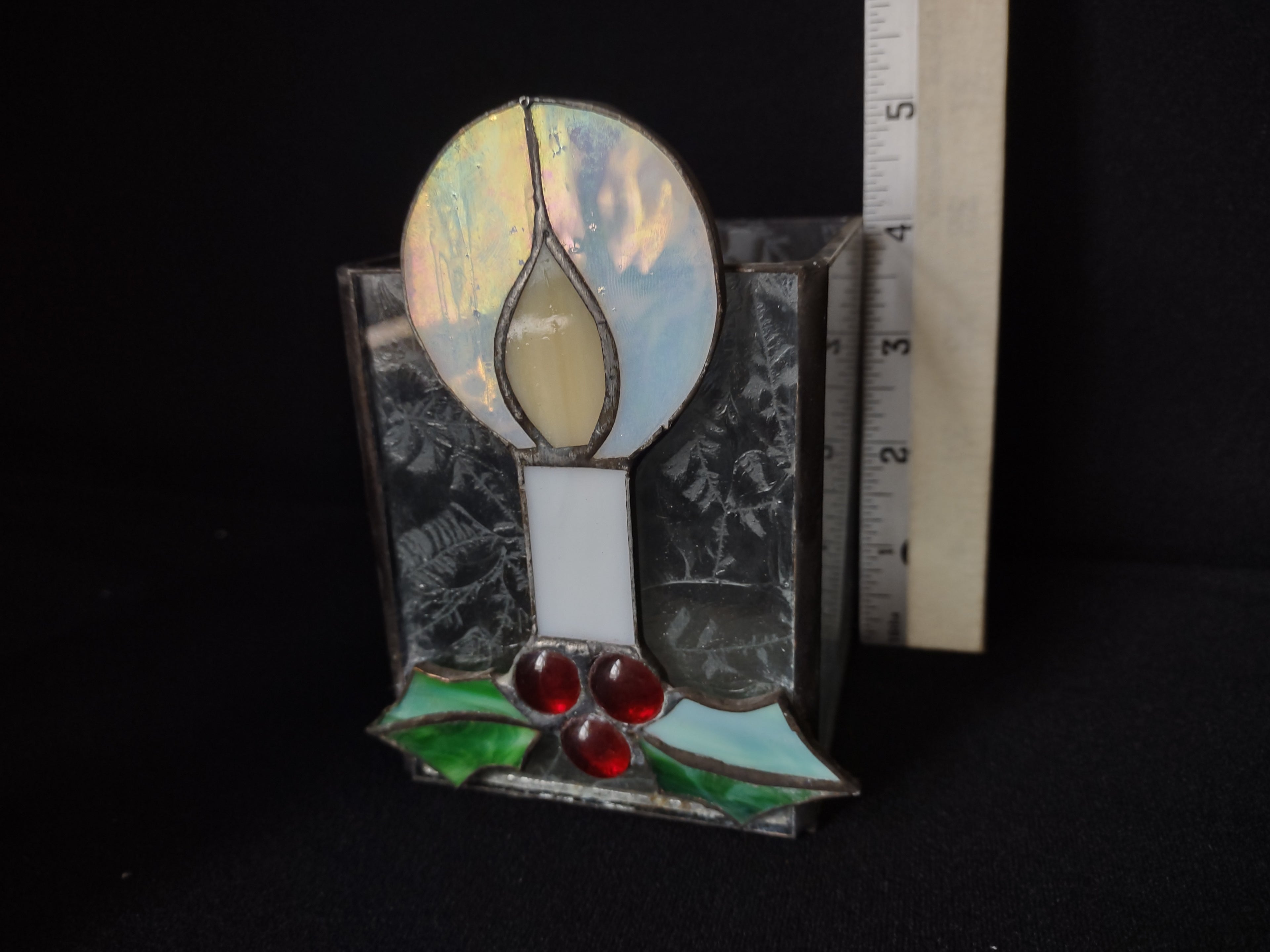 Christmas Candle Holders Plastic (lot 1715)