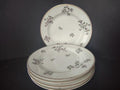 lot 762 Haviland Limoges 5 x Bread Butter Plate Blue Flowers