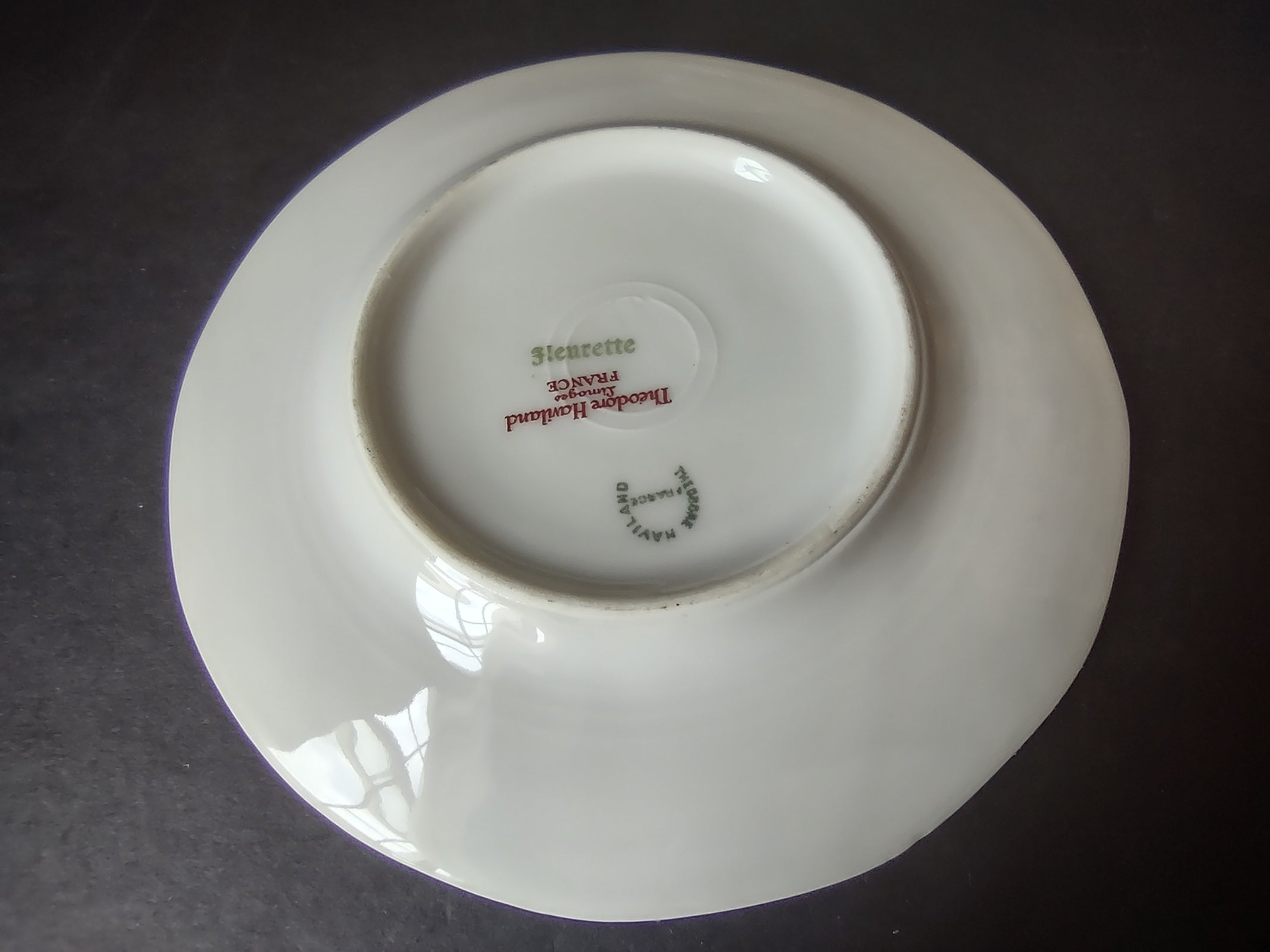 Haviland Limoges Fleurette 7 x Dessert Plate 6-1/2" Floral (lot 809)