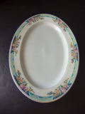 Haviland Limoges Massachusetts Tea Cup with Saucer Blue Floral (lot 937)