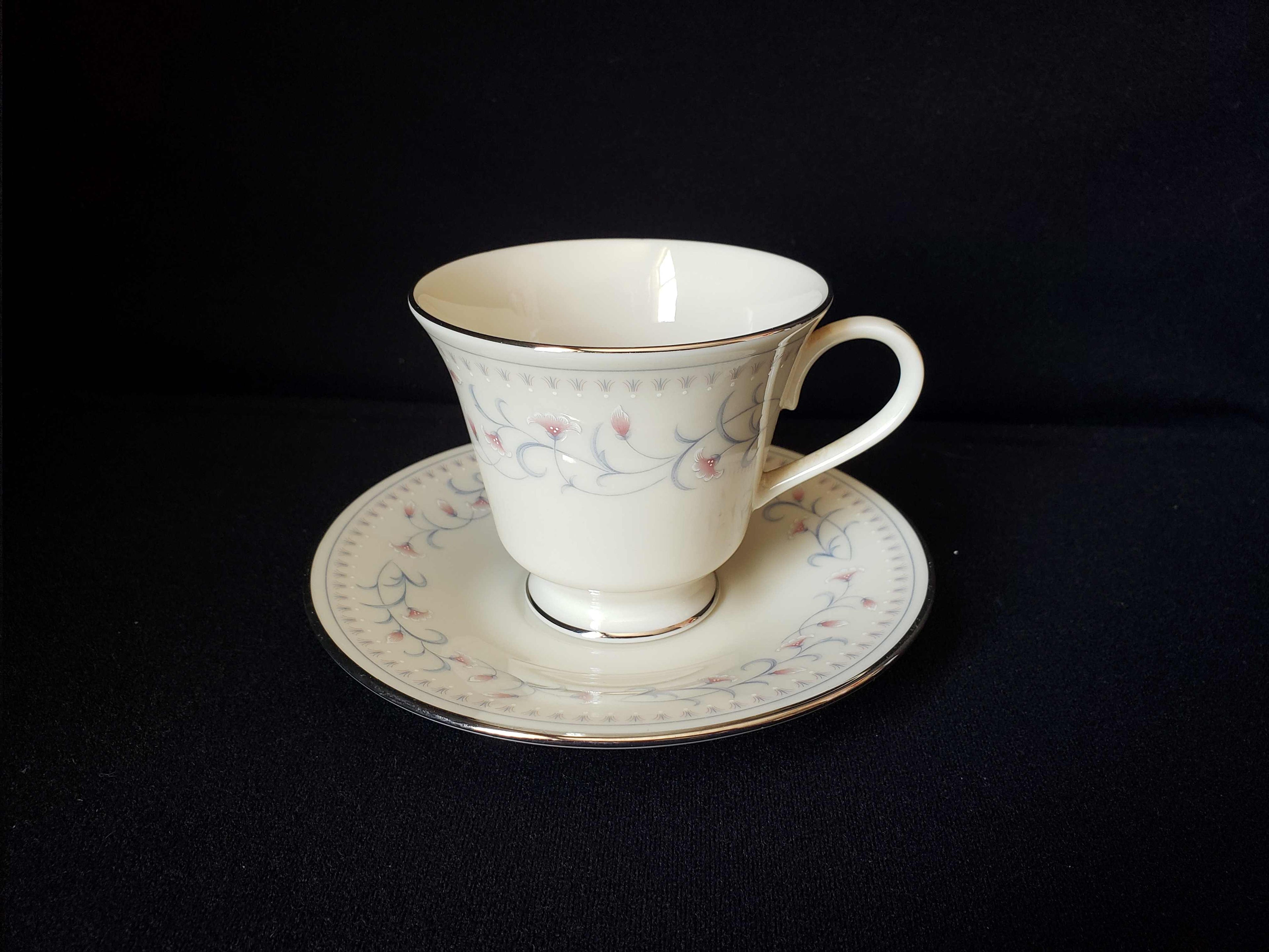 Vintage Lenox Hadley Tea Cup with Saucer (lot 1940)