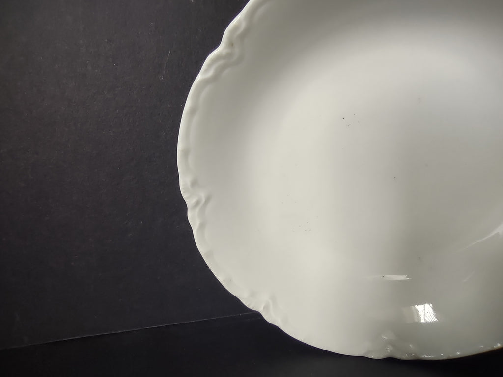 Haviland France Limoges Small Bowl Coupe Plate 5-1/2" Plain White (lot 1028)