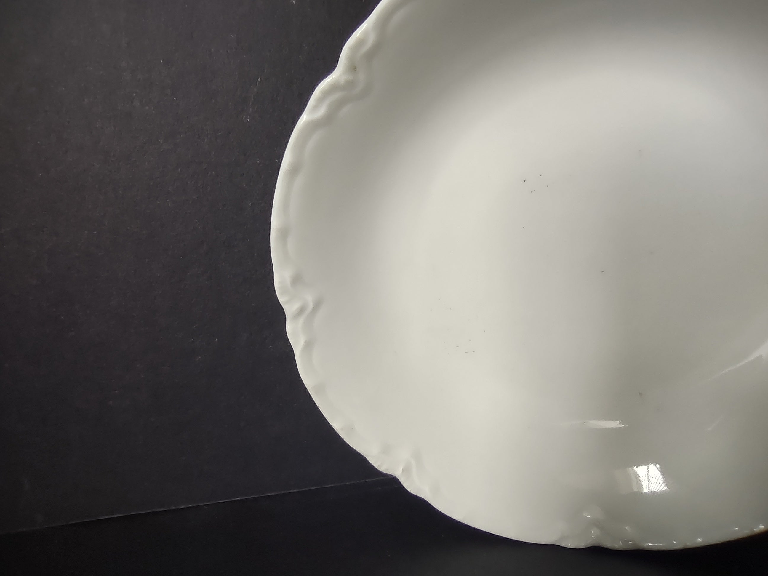 Haviland France Limoges Small Bowl Coupe Plate 5-1/2" Plain White (lot 1028)