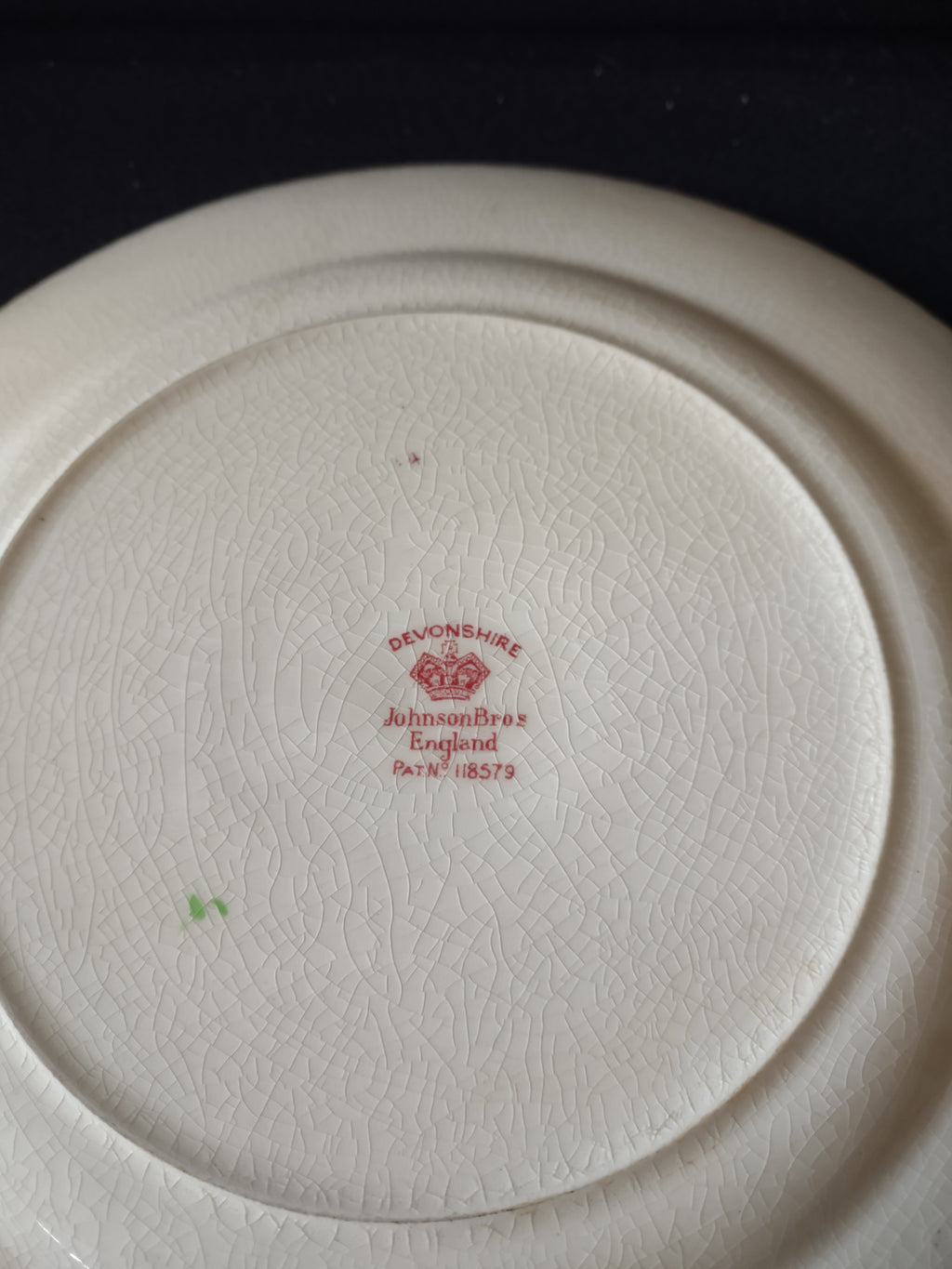 Vintage Johnson Brothers 10" Dinner Plate Ironstone Devonshire Pink (Lot 5671)