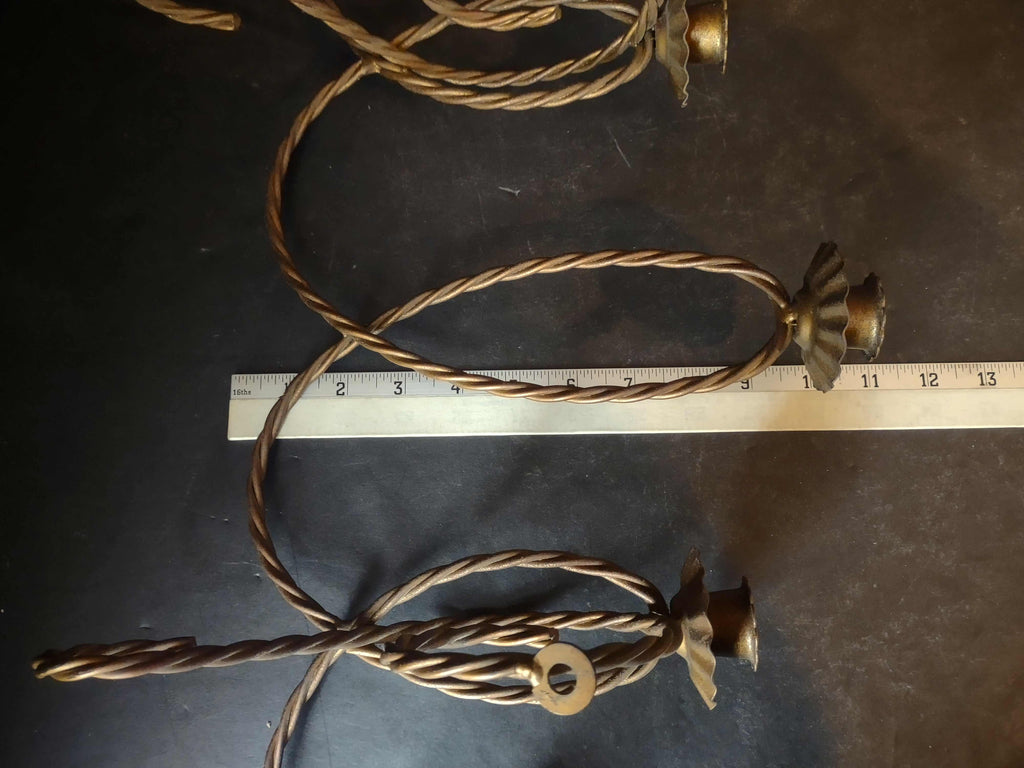 Vintage Home Interior Twisted Candle Holder (lot 2636c)