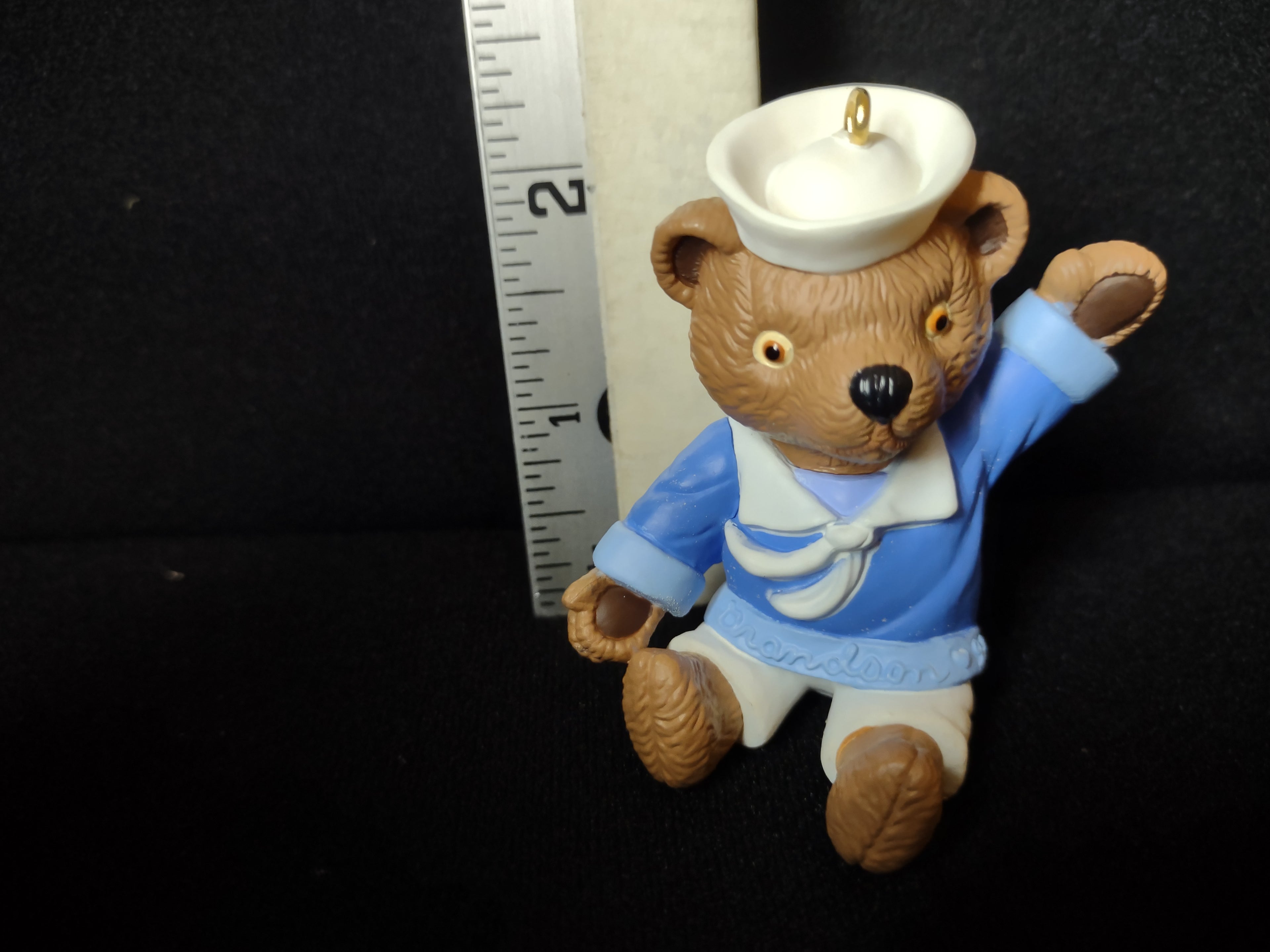Vintage Hallmark Keepsake Ornament 1998 Grandson Teddy Bear (lot 1604)