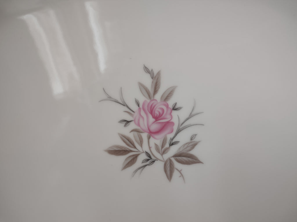 Vintage Noritake Japan Serving Platter Rose Daryl 14" (lot 2615)