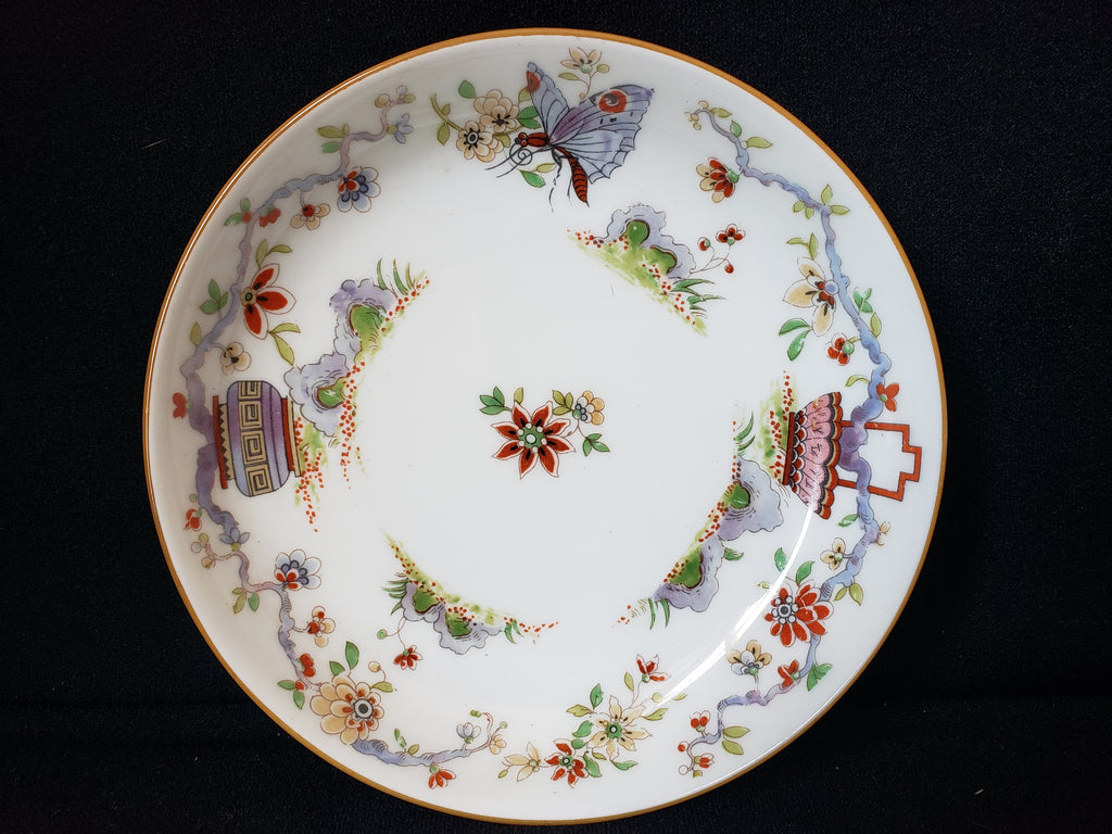 Vintage Royal Worcester Black Higgins Seiter Butterfly Bowl 5-1/2" (lot 2118)
