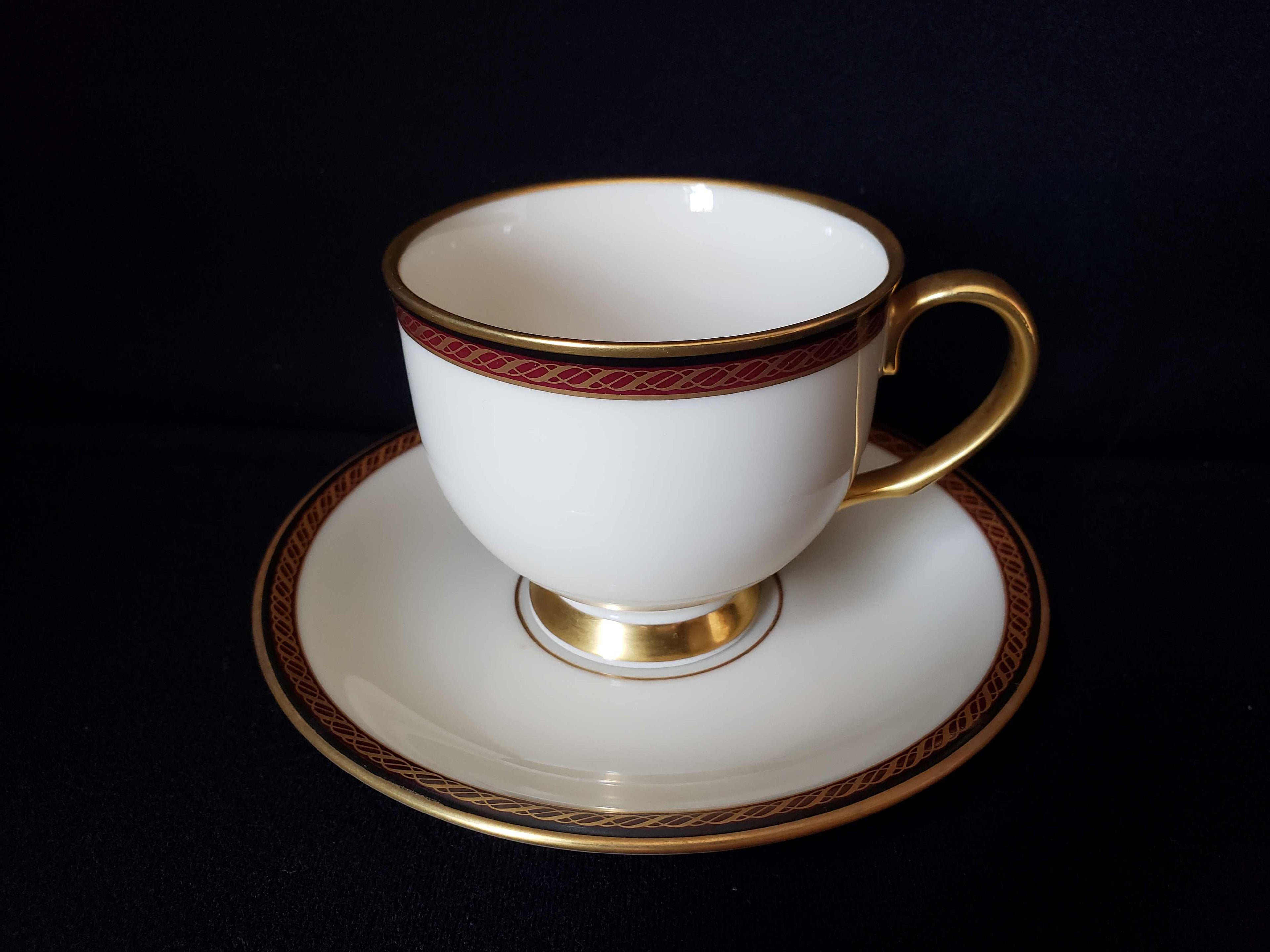 Vintage Lenox Monroe Tea Cup with Saucer (lot 1925)