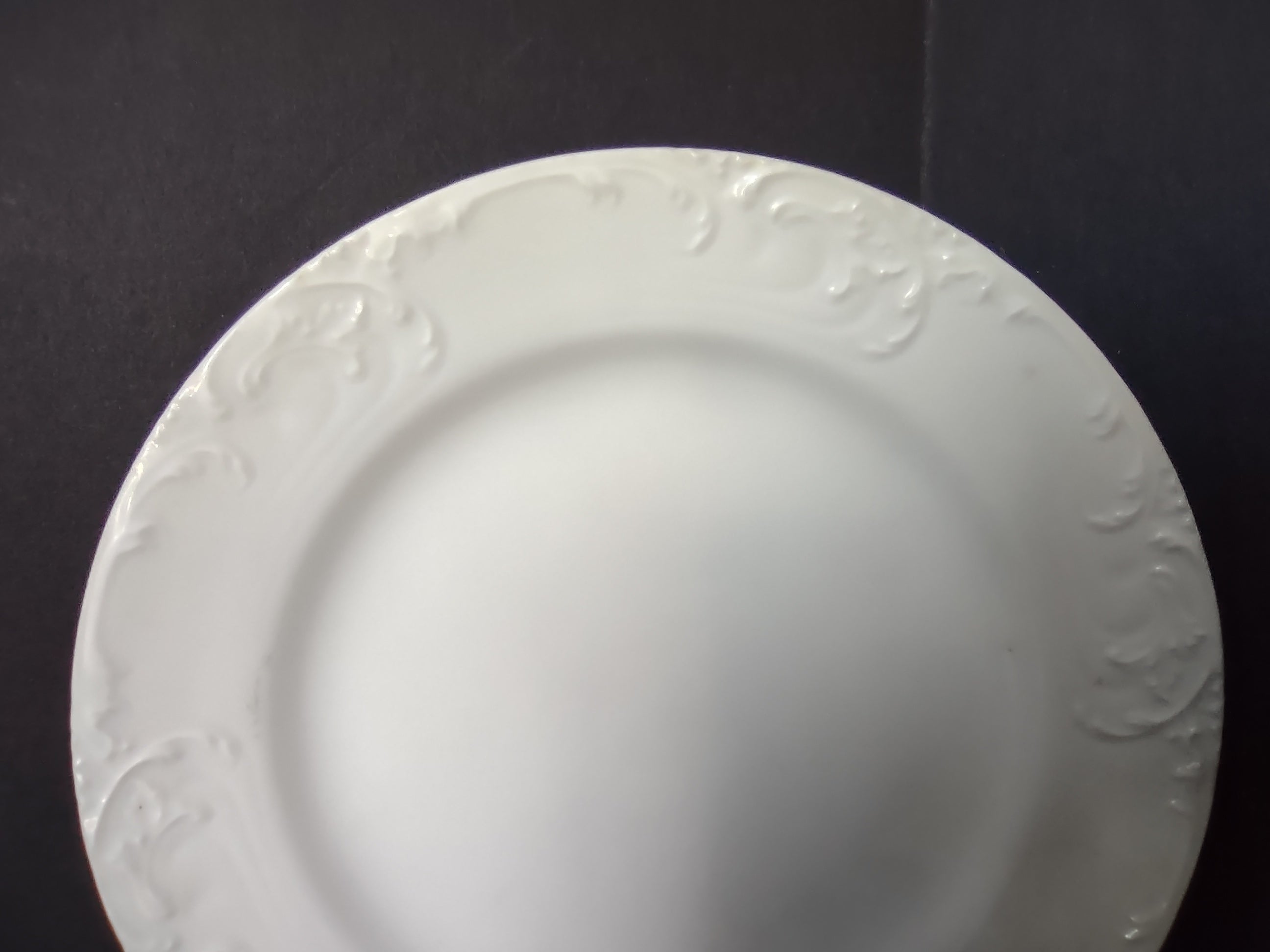 Haviland French Chic Limoges Bread/Butter Plate Plain White (lot 1048)
