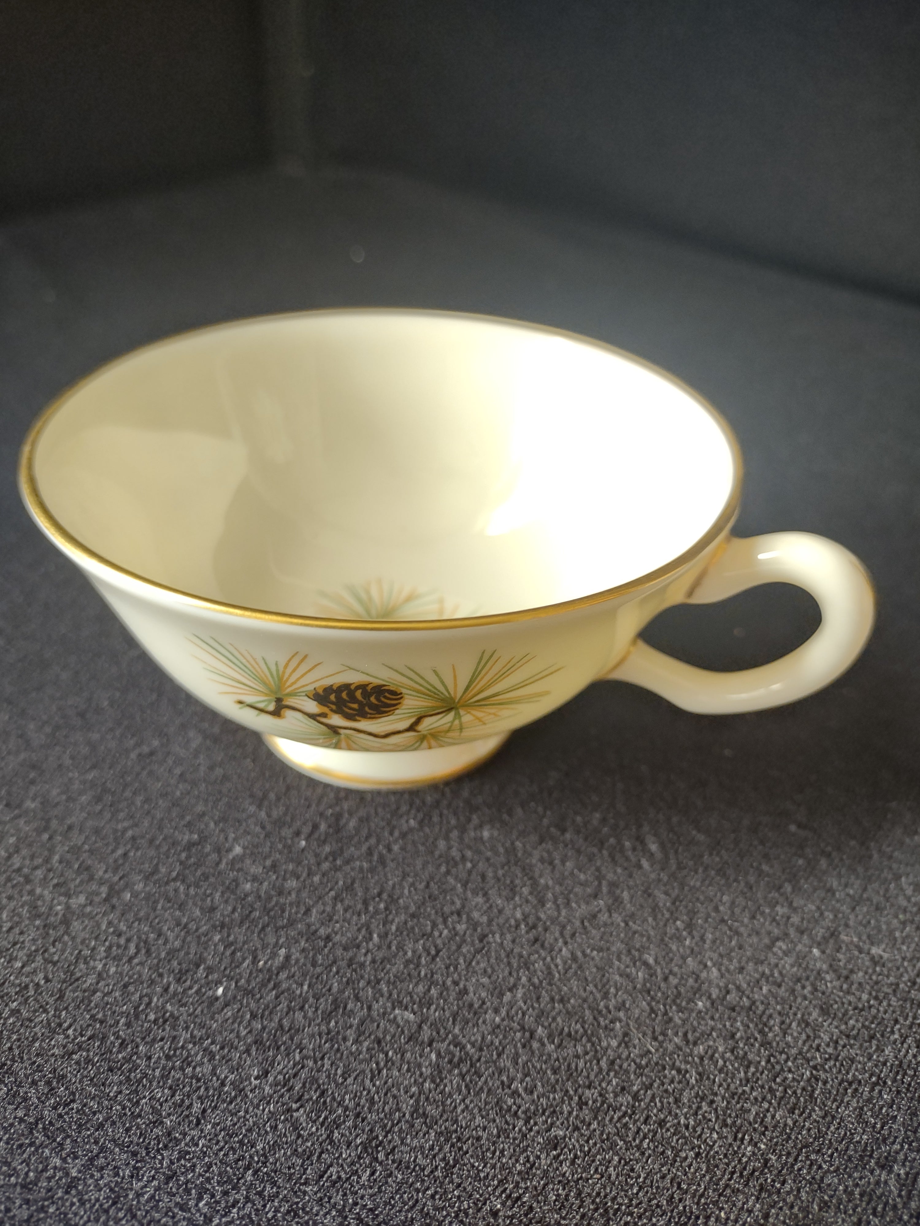 Vintage Lenox Pine W-331 Tea Cup ONLY (lot 1867)