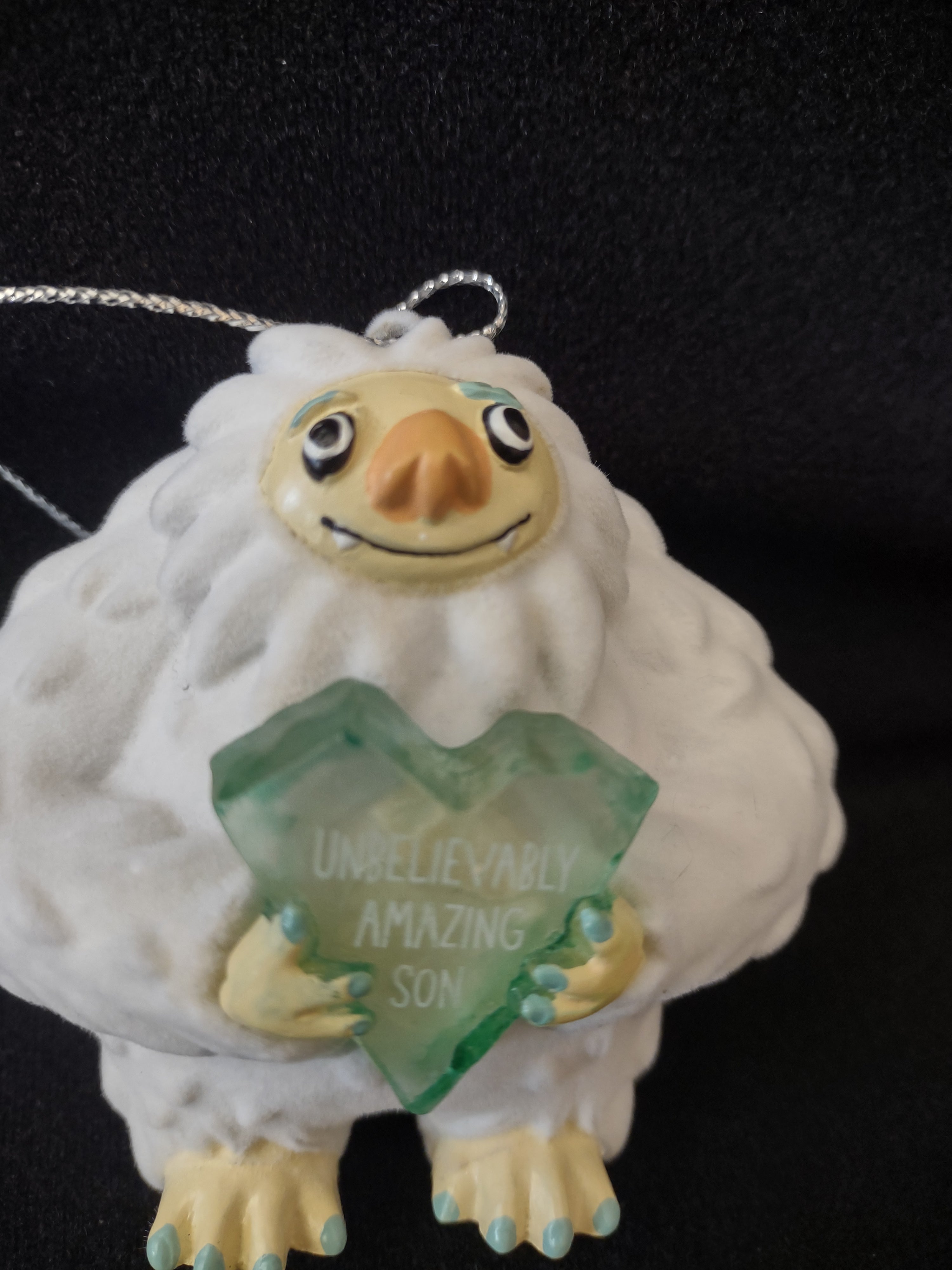 Christmas Heirloom Unbelievable Son Ornament Abominable Snowman (Lot 4127)