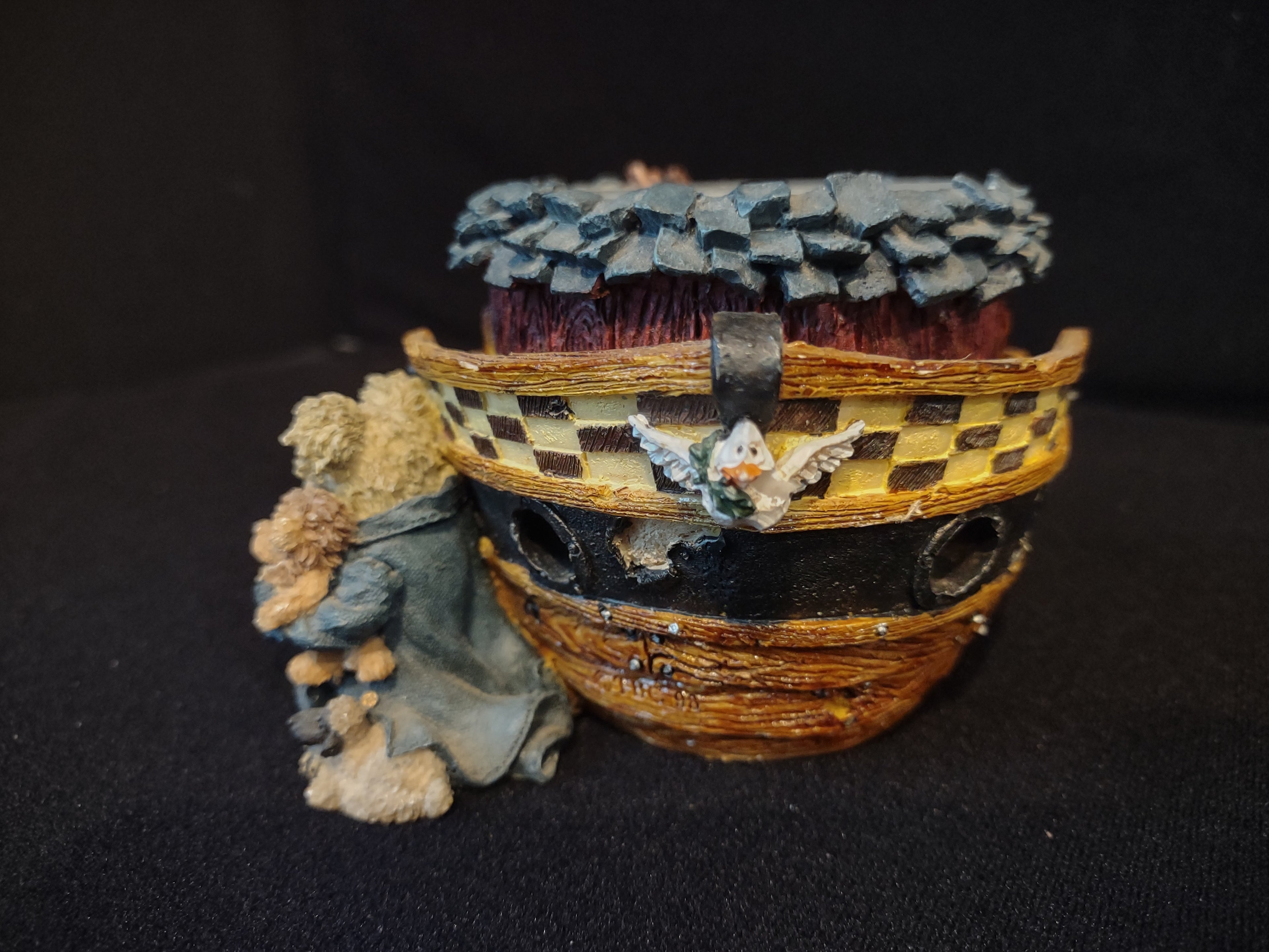 Noah and the Golden Rule Boyds Bears Friends Candle Holder (lot 2782)
