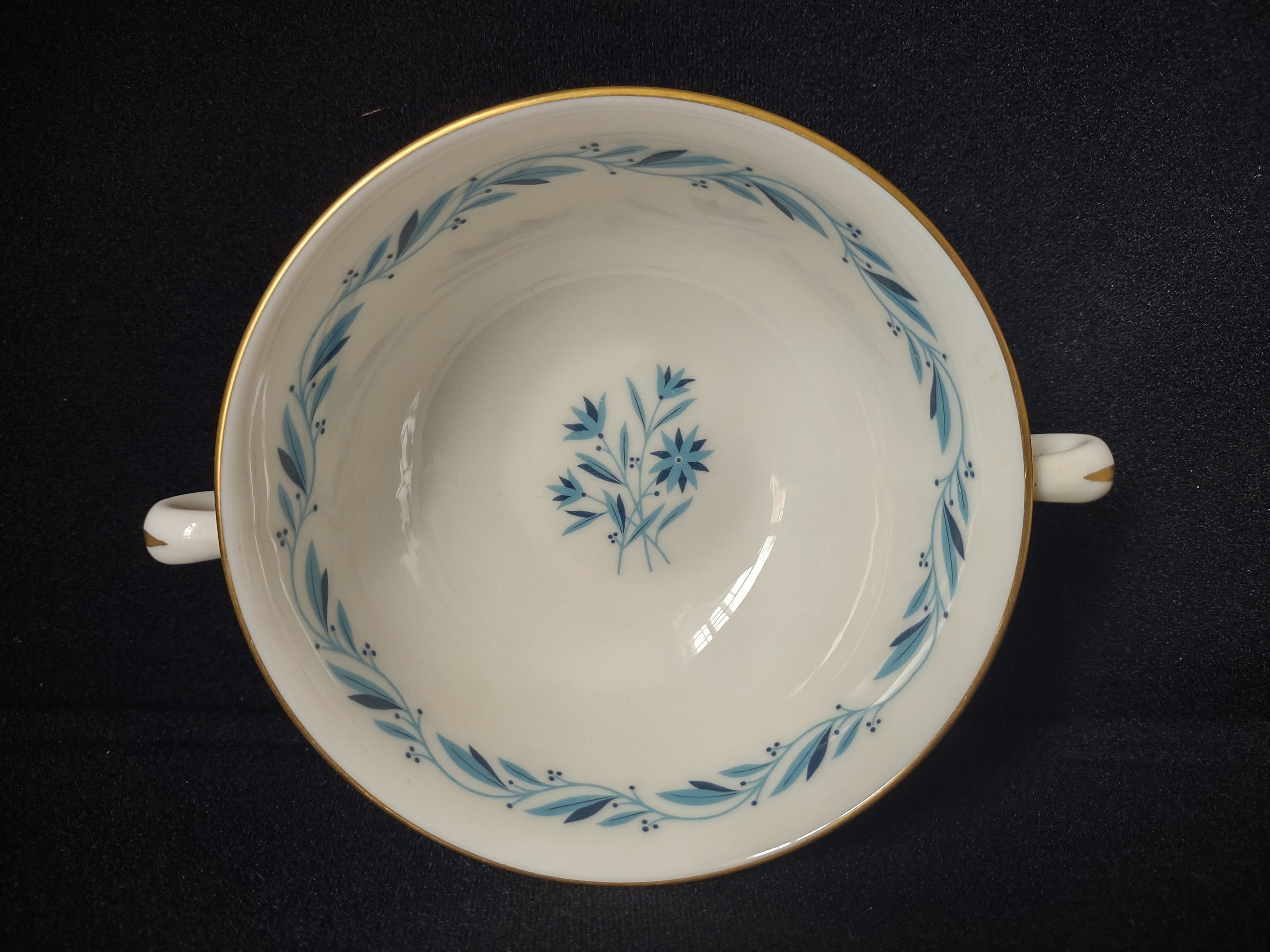 Vintage Lenox Bouillon Soup 2-handle Cup ONLY Blue Ridge (lot 1788)