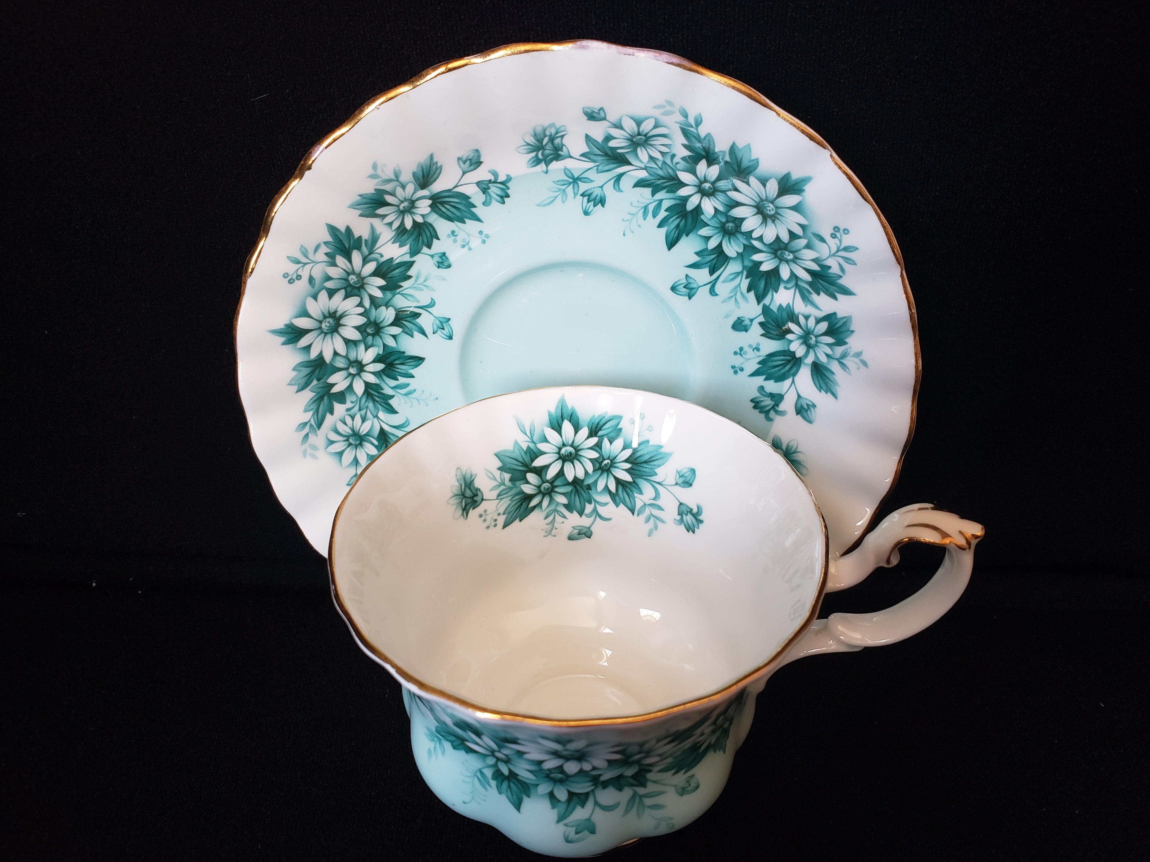 Vintage Royal Albert Melody Series Nocturne Tea Cup with Saucer (lot 2033)