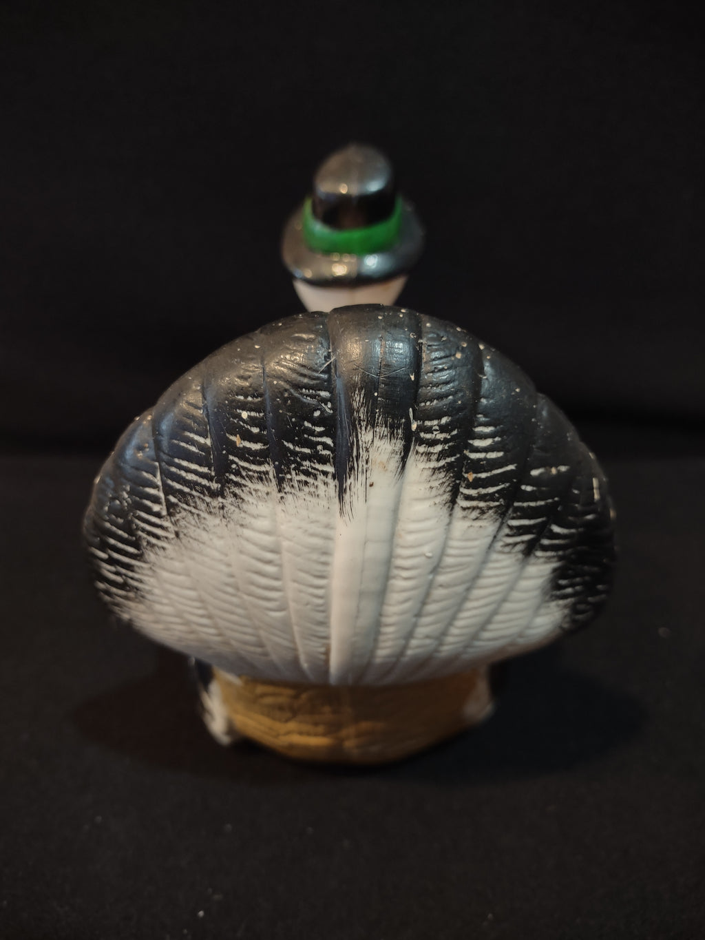 Vintage 1987 Main Street LTD Plastic Thanksgiving Pilgrim Turkey 5"(lot 3262j)