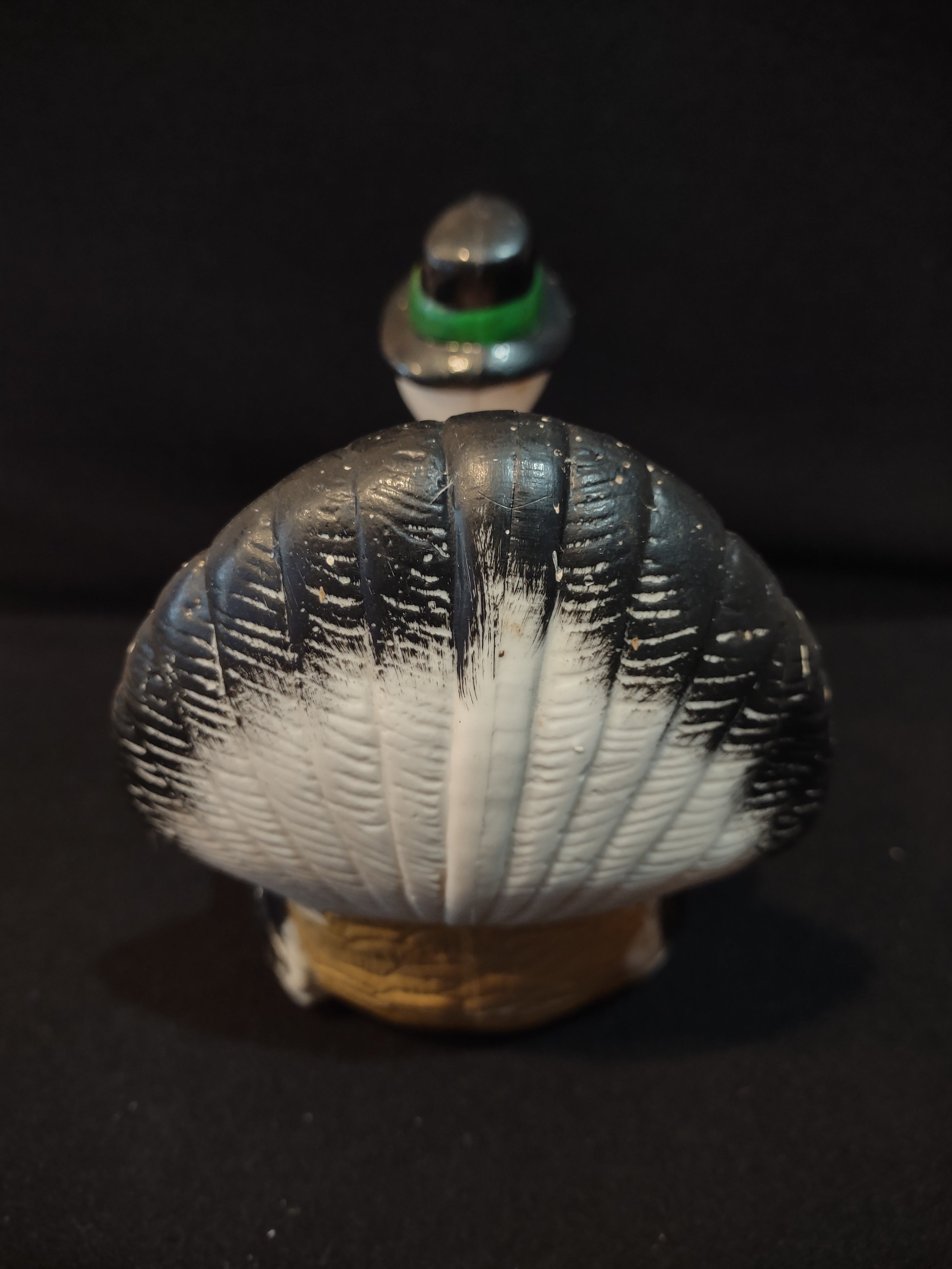 Vintage 1987 Main Street LTD Plastic Thanksgiving Pilgrim Turkey 5"(lot 3262j)