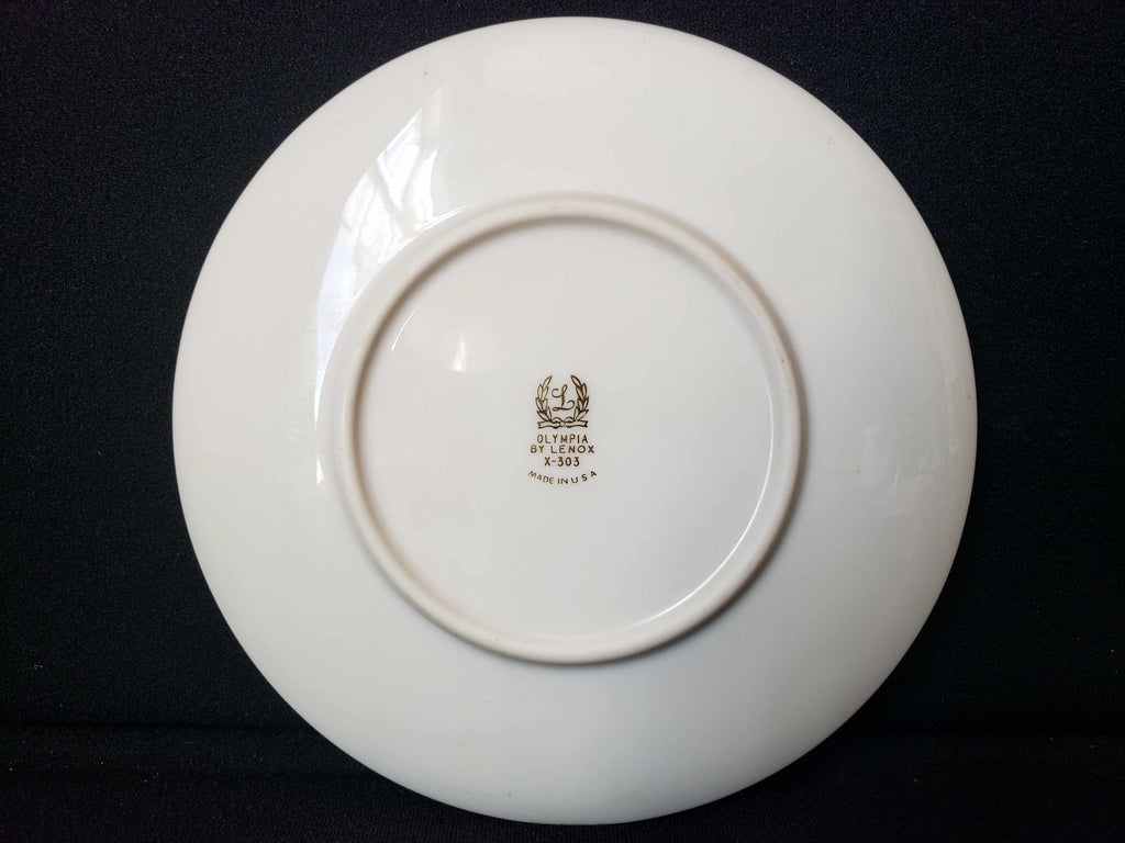 Vintage Lenox Olympia X-303 Bread or Dessert plate 6-1/2" (lot 1994)