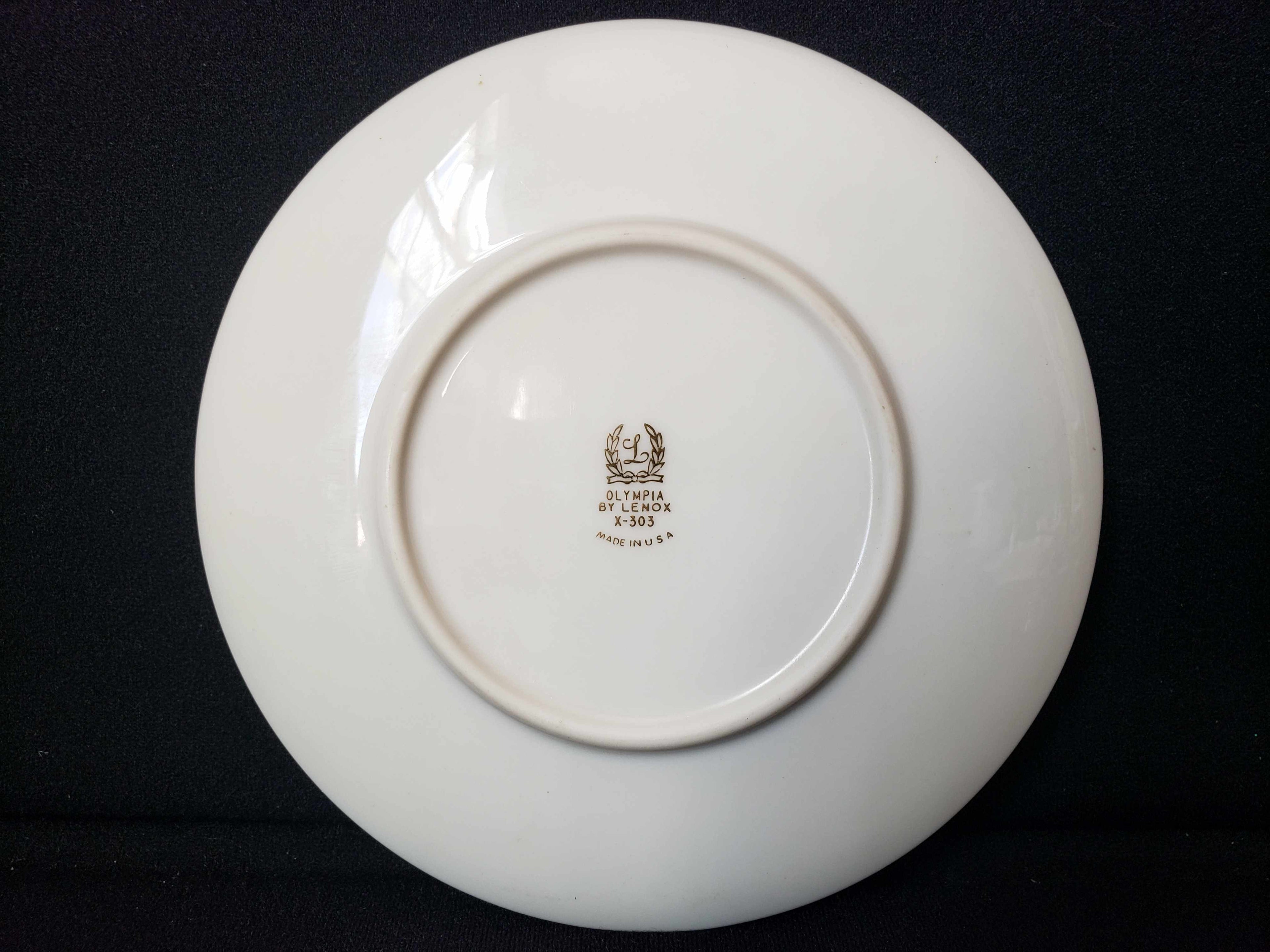 Vintage Lenox Olympia X-303 Bread or Dessert plate 6-1/2" (lot 1994)