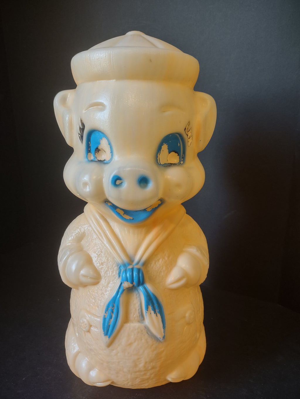 Vintage Blow Mold Piggy Bank Sailor 16" (lot 1466)