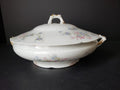 Haviland Limoges France Round Tureen Gold Trim Pink Blue Forget Me Not (lot 572)
