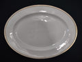 Noritake Yellow Laurel Band Oval Serving Plate S 792A Dish Gold Trim (lot 327)