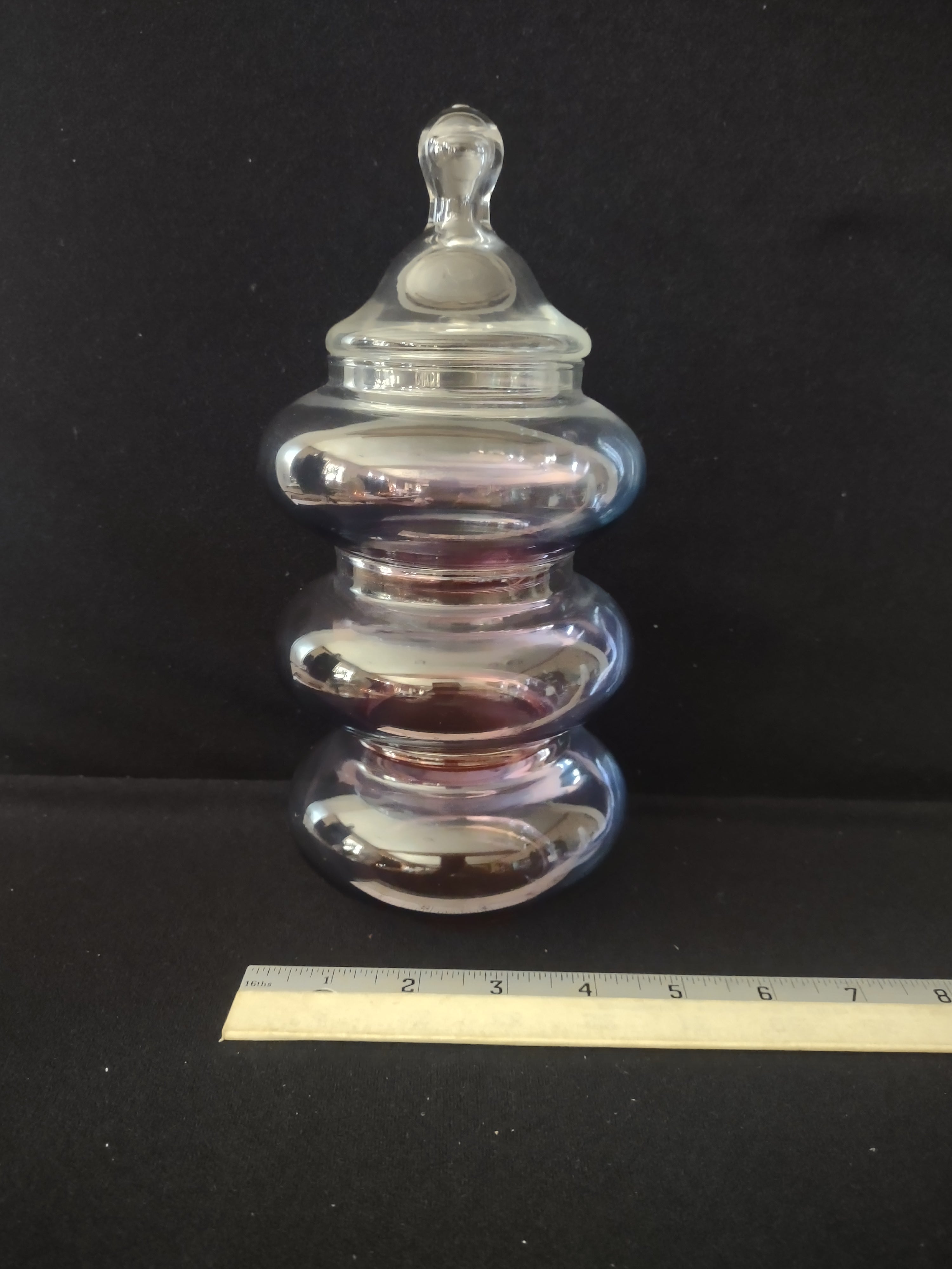 Vintage Anchor Hocking Stacking Pagoda Apothecary (Lot 3215)