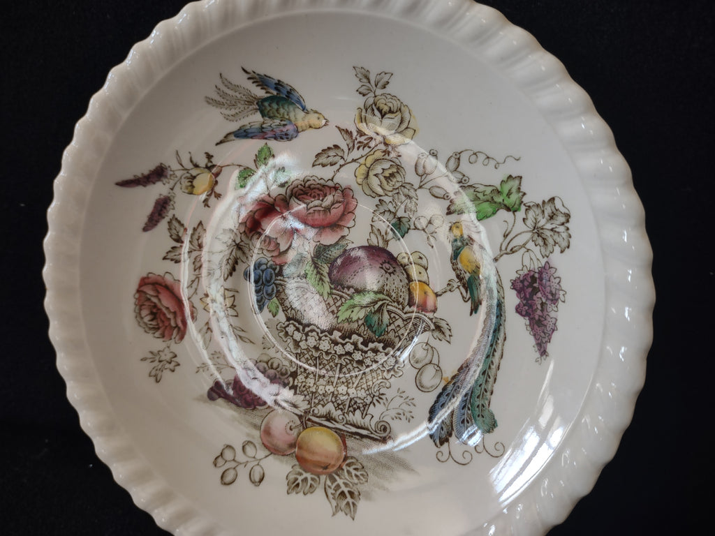 Vintage Johnson Bros Bird Of Paradise Ironstone England Saucer (lot 5618)