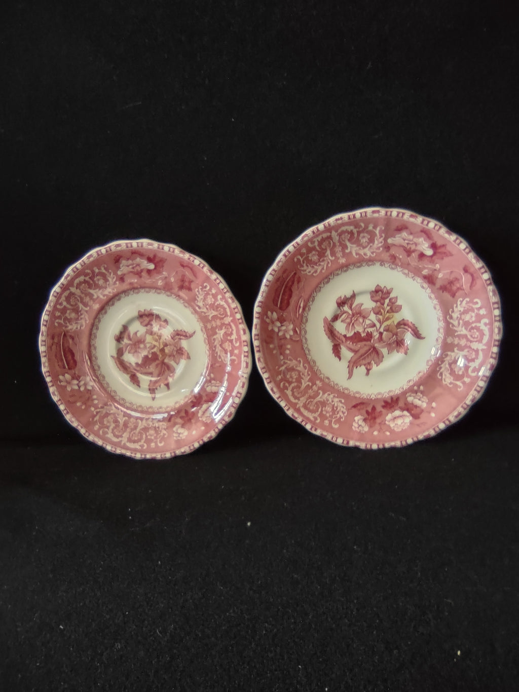 Vintage Spode Saucer Camilla Ironstone Set Of 2 IMPERFECT (Lot 5794)