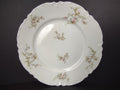 Haviland Limoges Dessert Plate White Scalloped Edge Rose Blue Ribbon (lot 854)