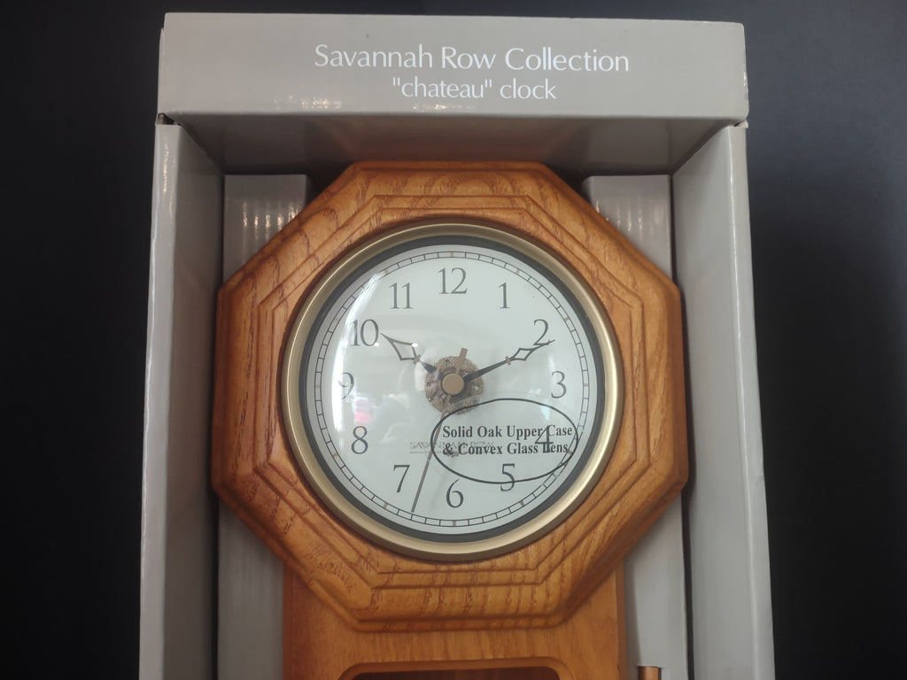 Sonoma Savannah Row Collection Chateau Wall Oak Clock (lot 2417)