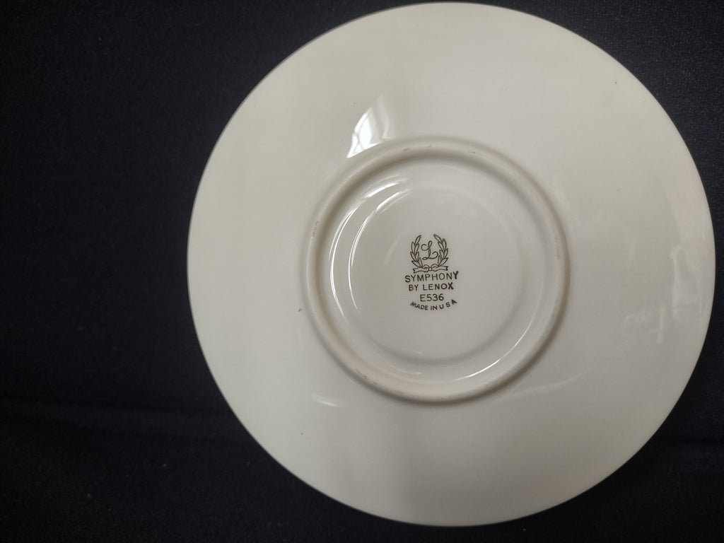 Vintage Lenox Symphony E-536 Saucer ONLY (lot 1852)