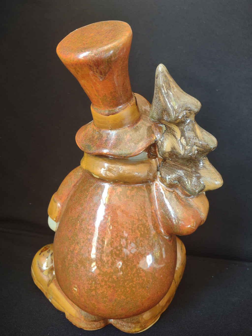 Ceramic Christmas Snowman Figurine 12" (lot 1707)