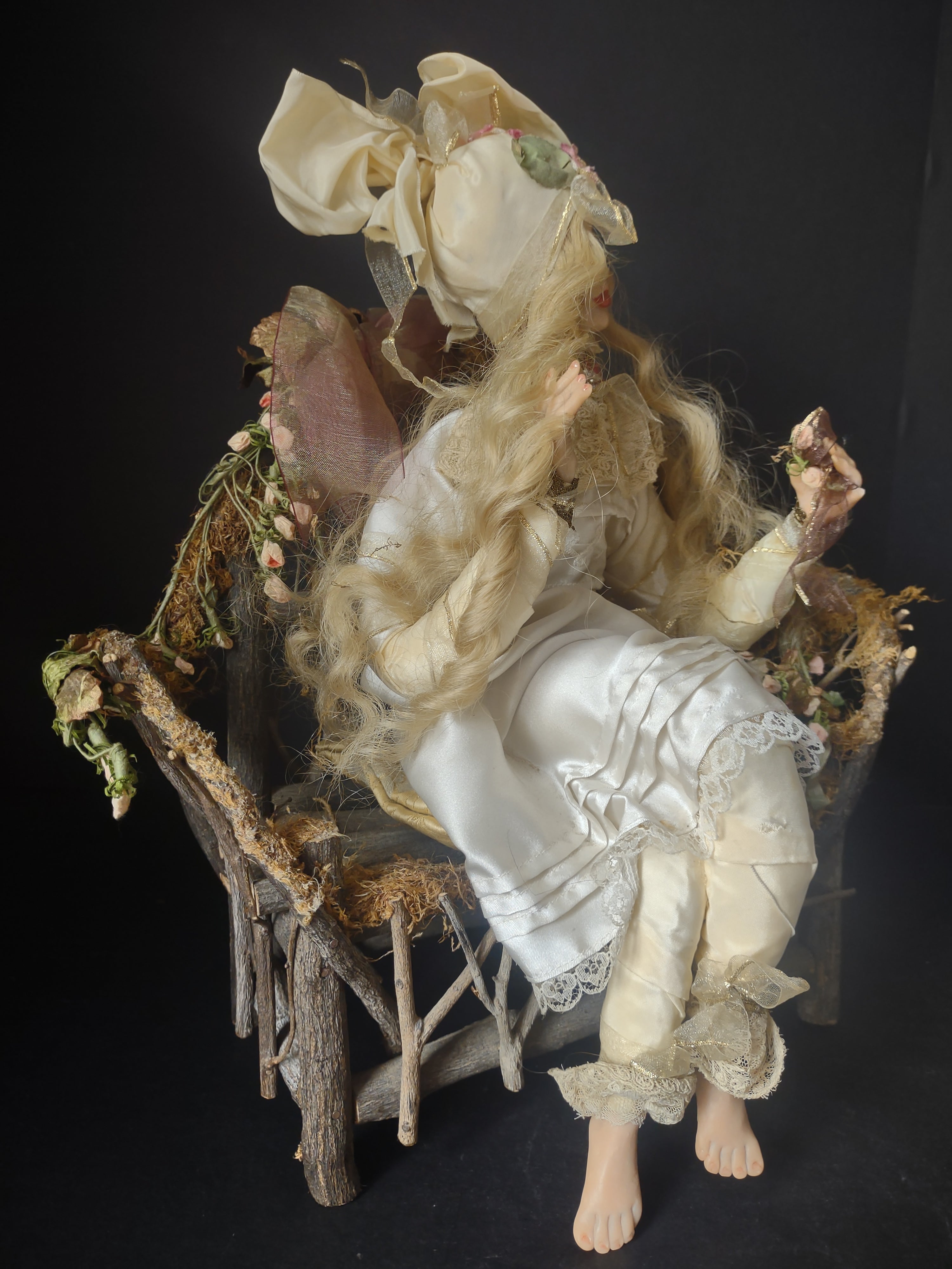 Vintage Marilyn Radzat Sculpture Fairy Princess Doll Lilly Signed (lot 2296)
